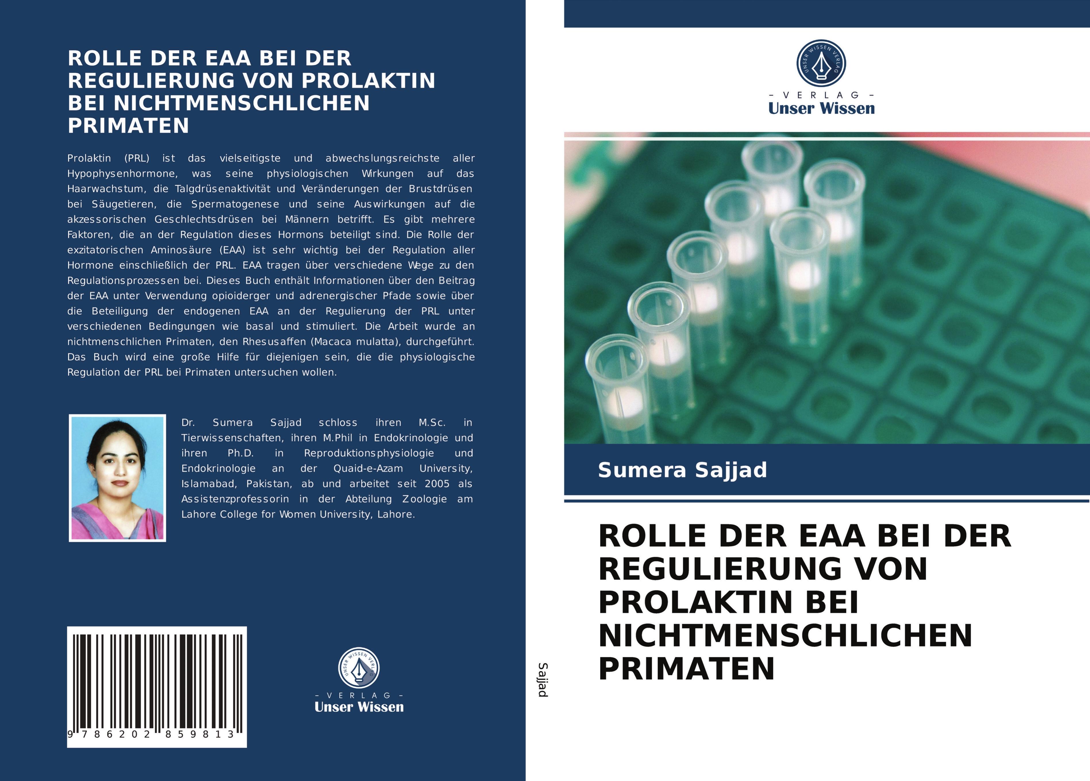 Vorderes Coverbild ROLLE DER EAA BEI DER REGULIERUNG VON PROLAKTIN BEI NICHTMENSCHLICHEN PRIMATEN