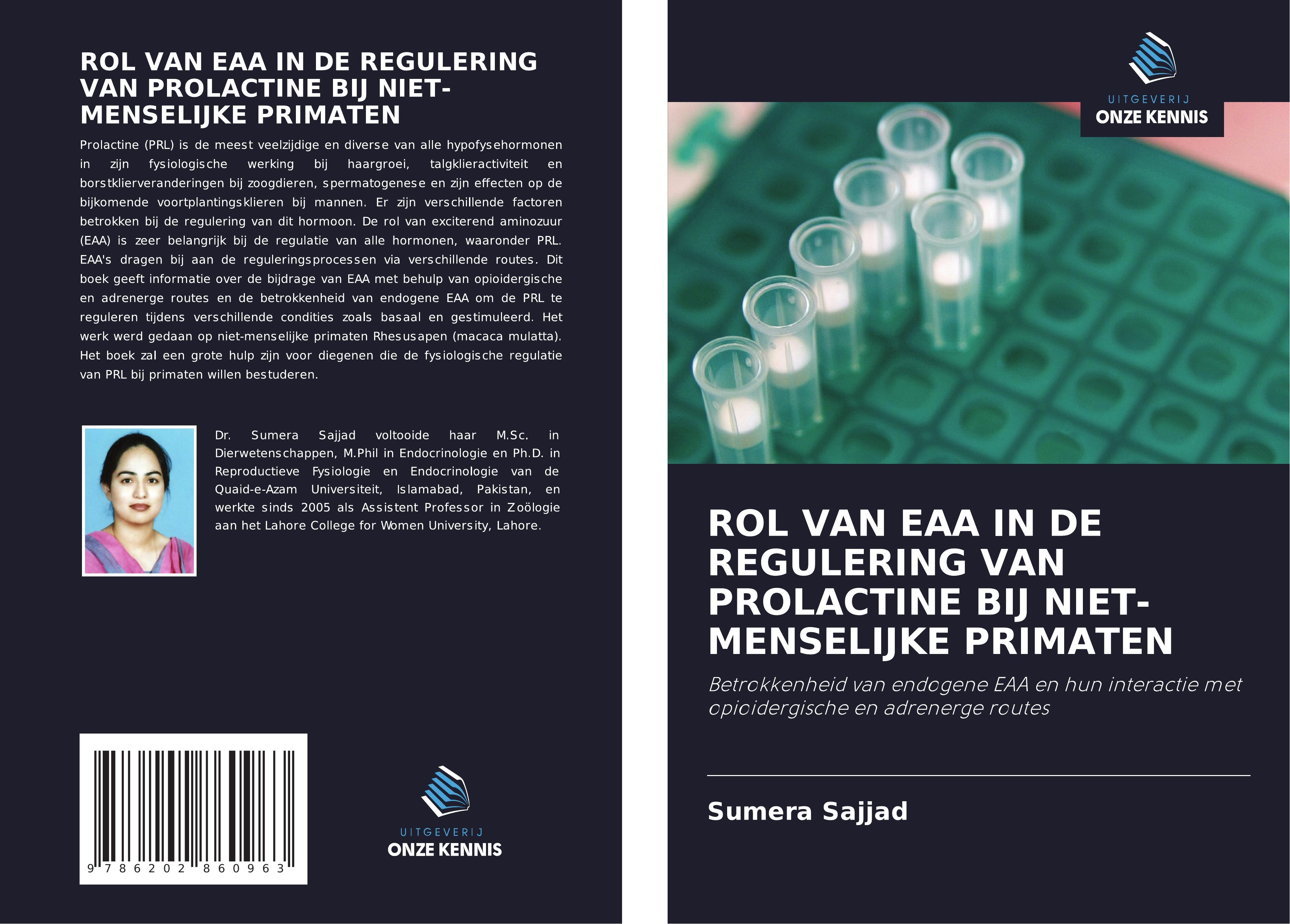 Vorderes Coverbild ROL VAN EAA IN DE REGULERING VAN PROLACTINE BIJ NIET-MENSELIJKE PRIMATEN