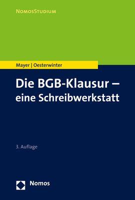 Vorderes Coverbild Die BGB-Klausur - eine Schreibwerkstatt