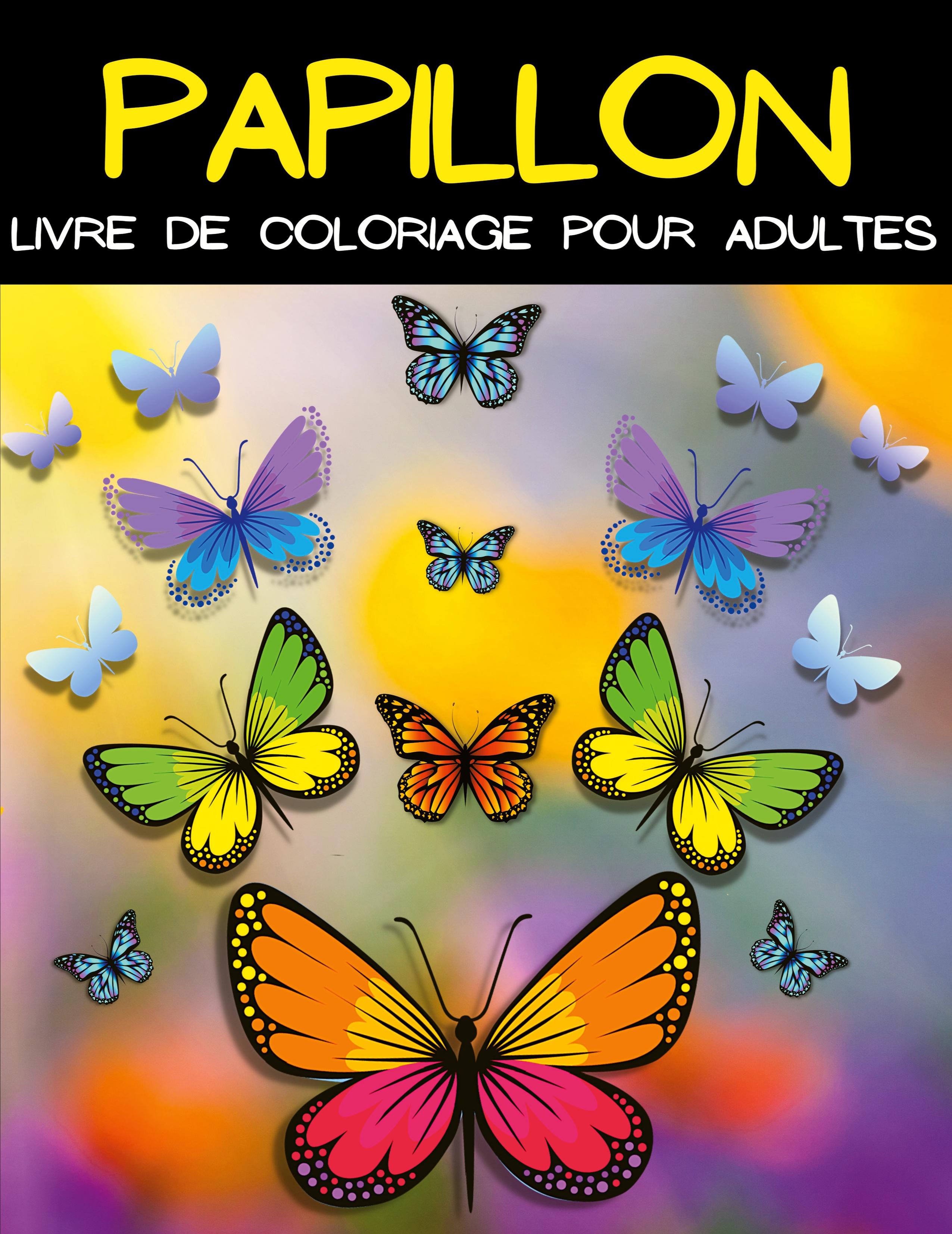 Vorderes Coverbild Mandala Papillion Livre De Coloriage