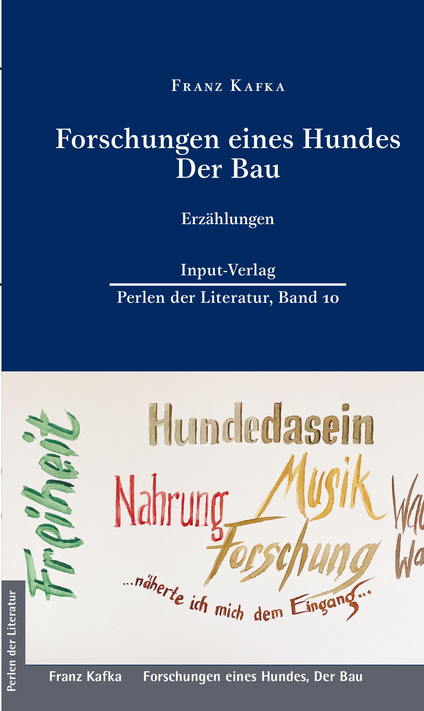 Vorderes Coverbild Forschungen eines Hundes, Der Bau