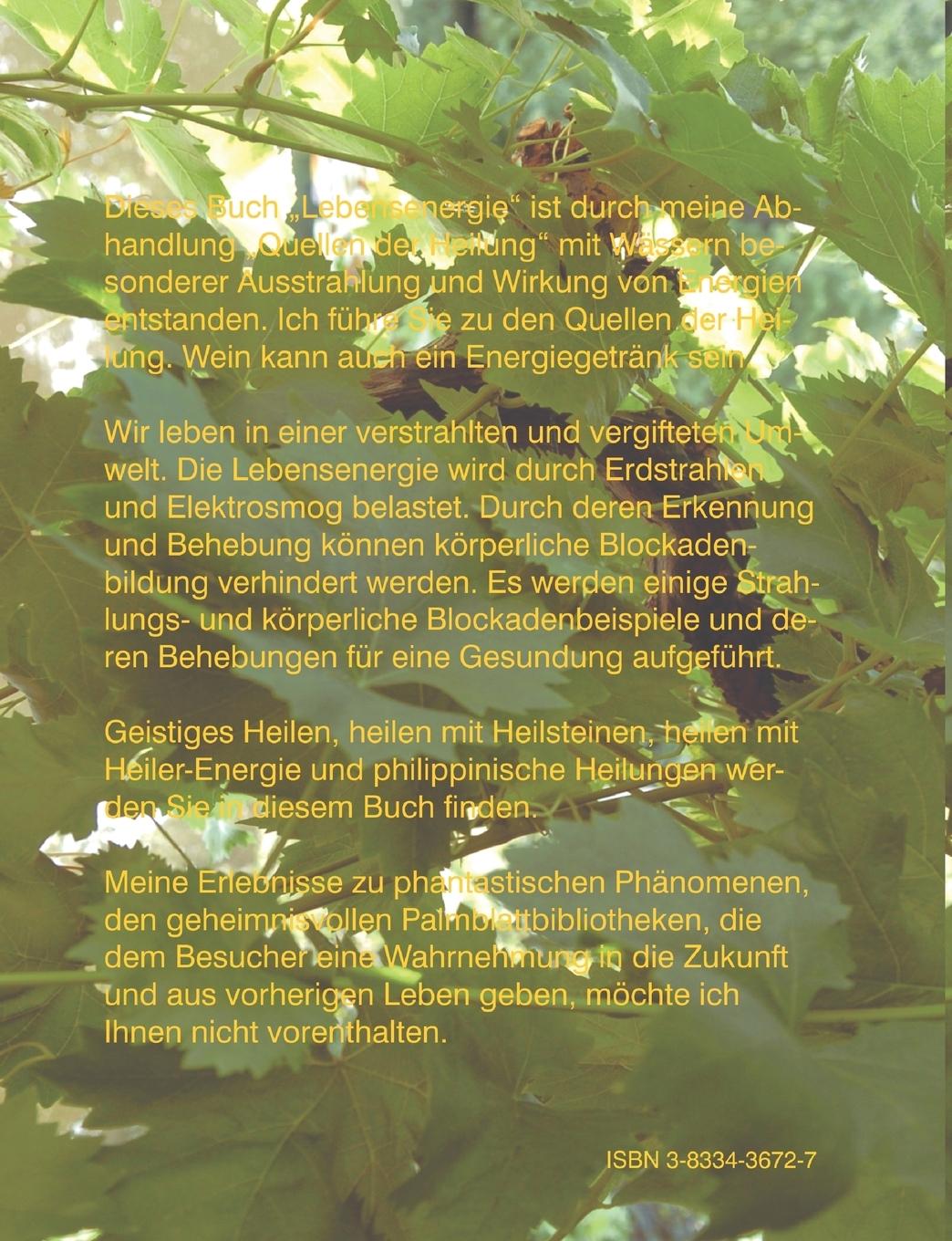 Rückseitencover Lebensenergie