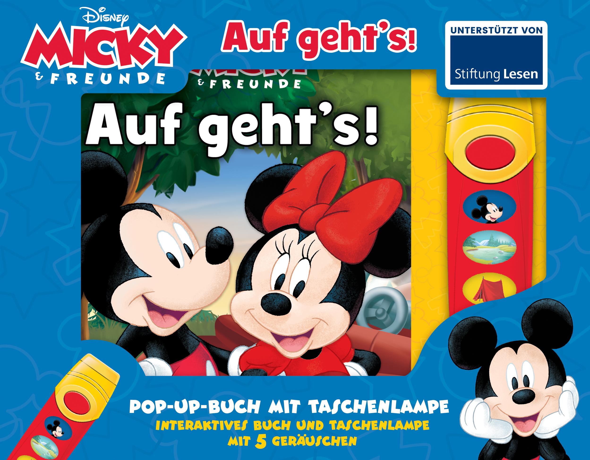 Vorderes Coverbild Disney Micky & Freunde - Auf geht's!