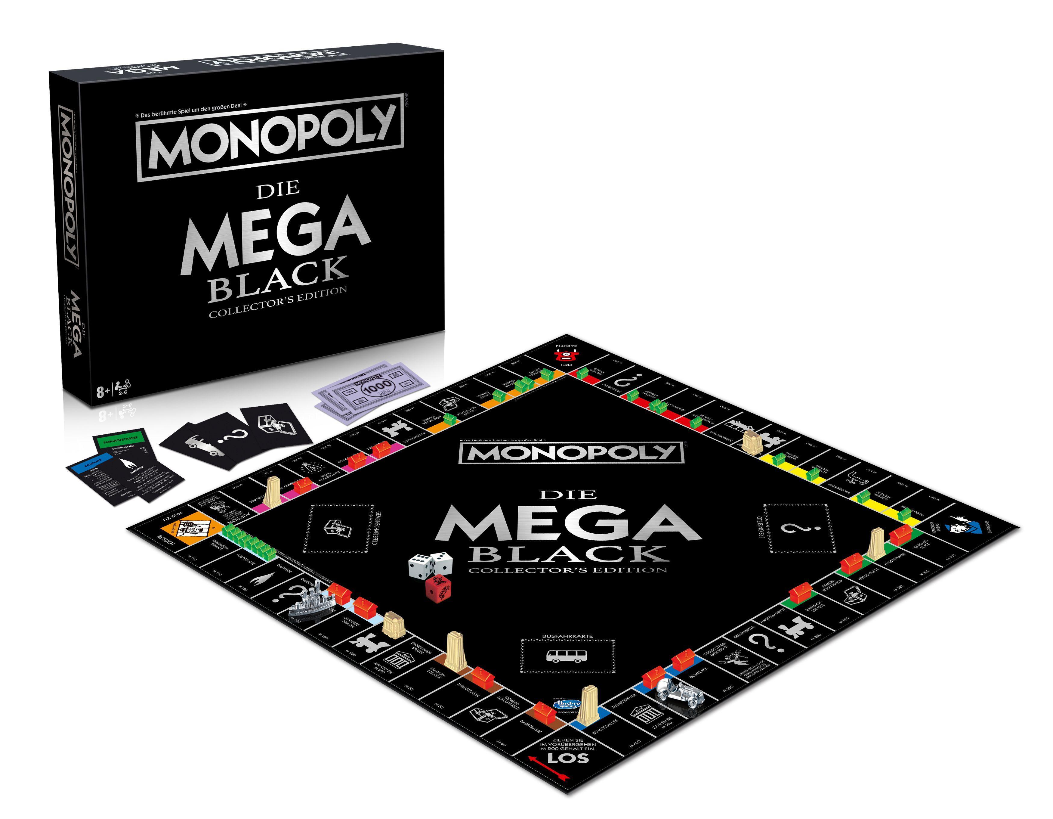 Beispielinhalt (Bild) Mega Monopoly Black Edition