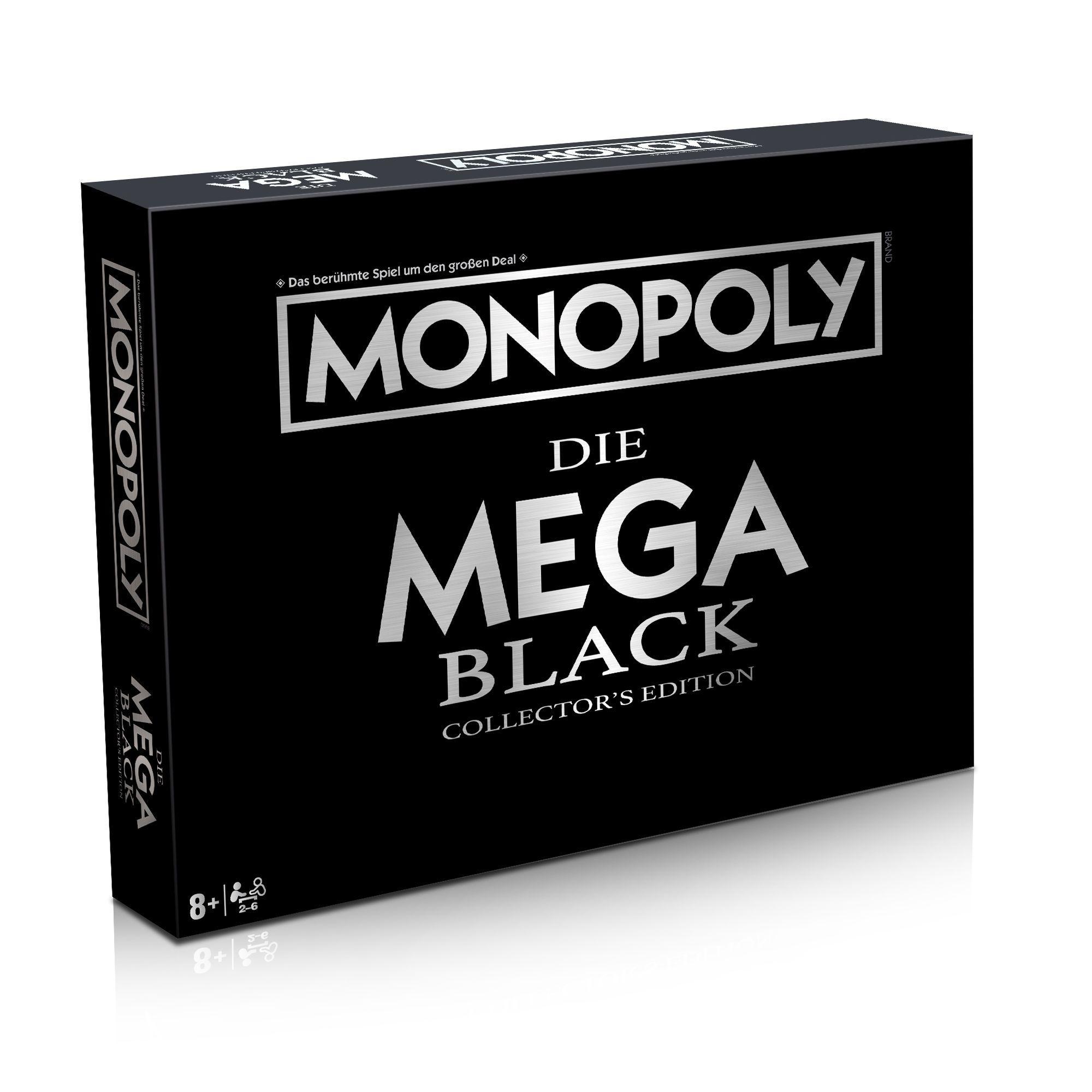 Vorderes Coverbild Mega Monopoly Black Edition