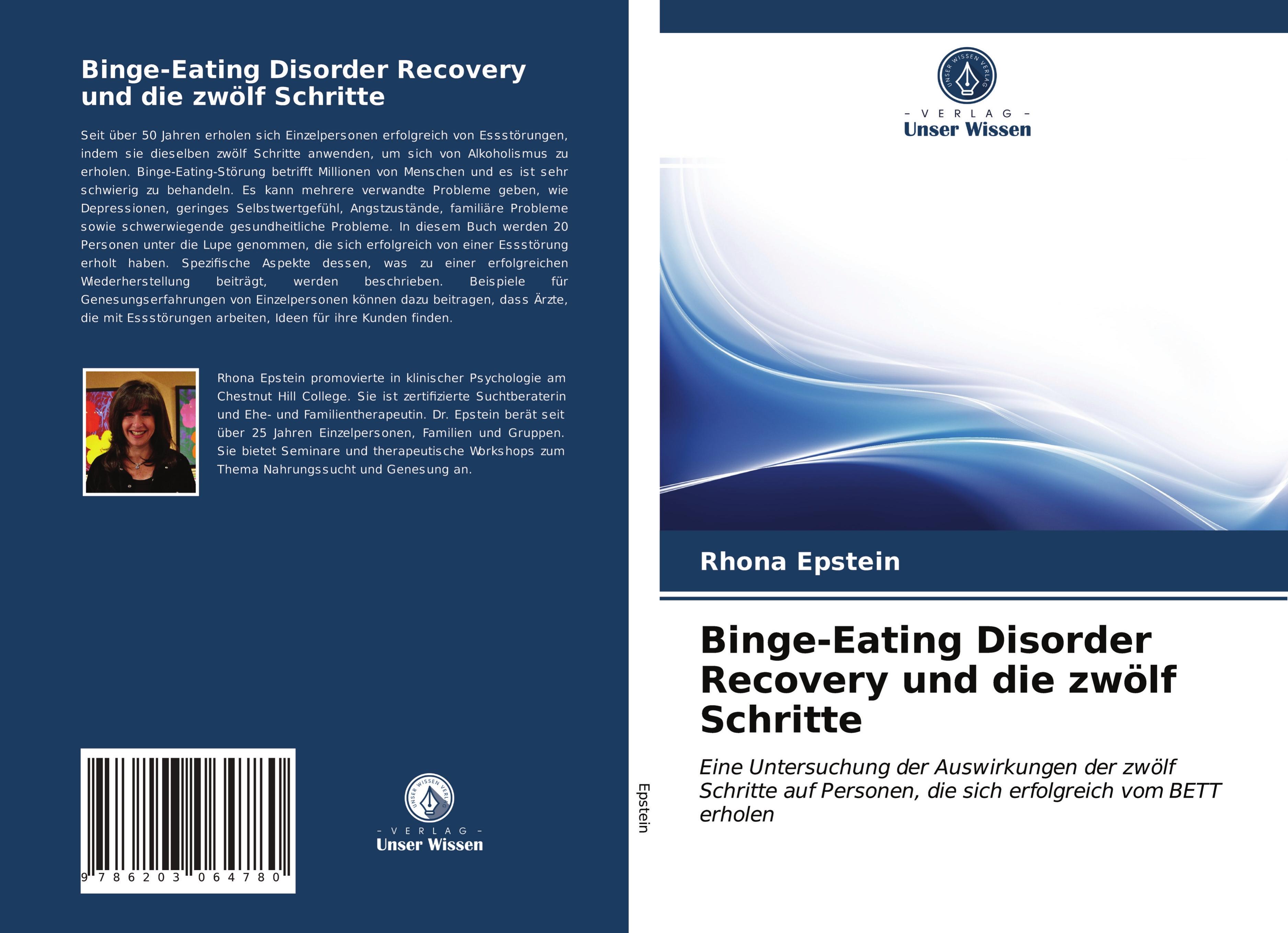 Vorderes Coverbild Binge-Eating Disorder Recovery und die zwölf Schritte