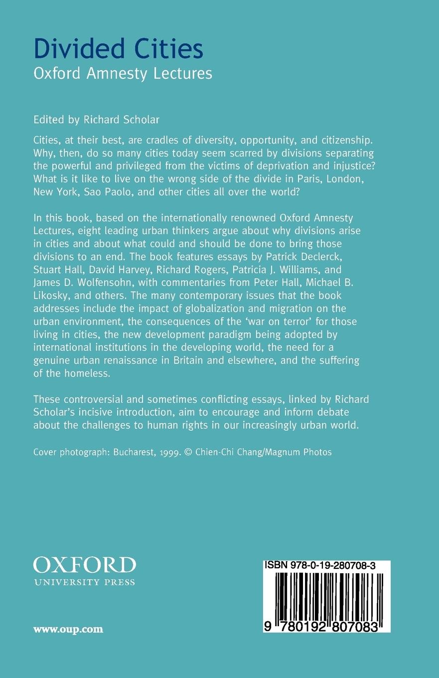 Rückseitencover Divided Cities