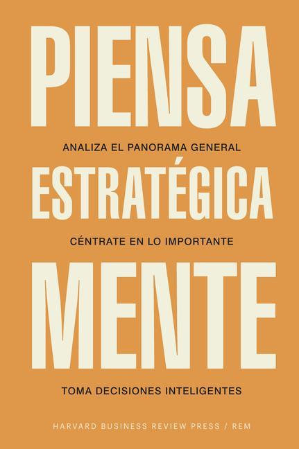 Vorderes Coverbild Piensa Estratégicamente (Thinking Strategically, Spanish Edition)