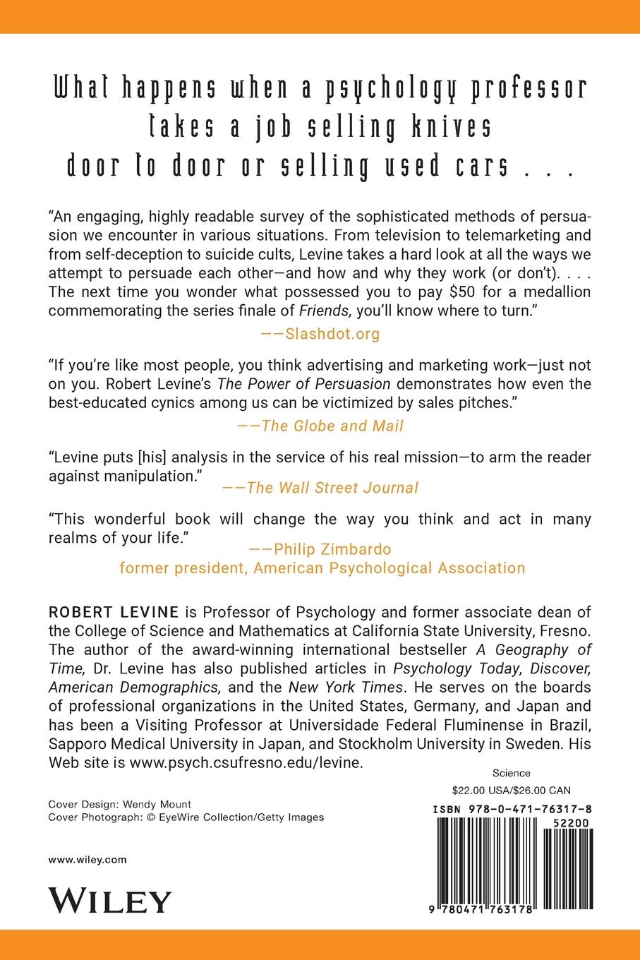 Rückseitencover The Power of Persuasion