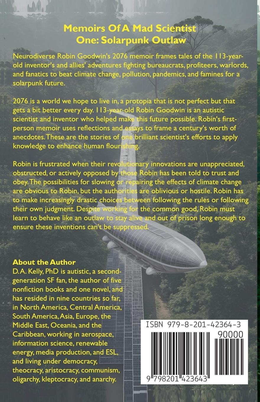 Rückseitencover Memoirs of a Mad Scientist One