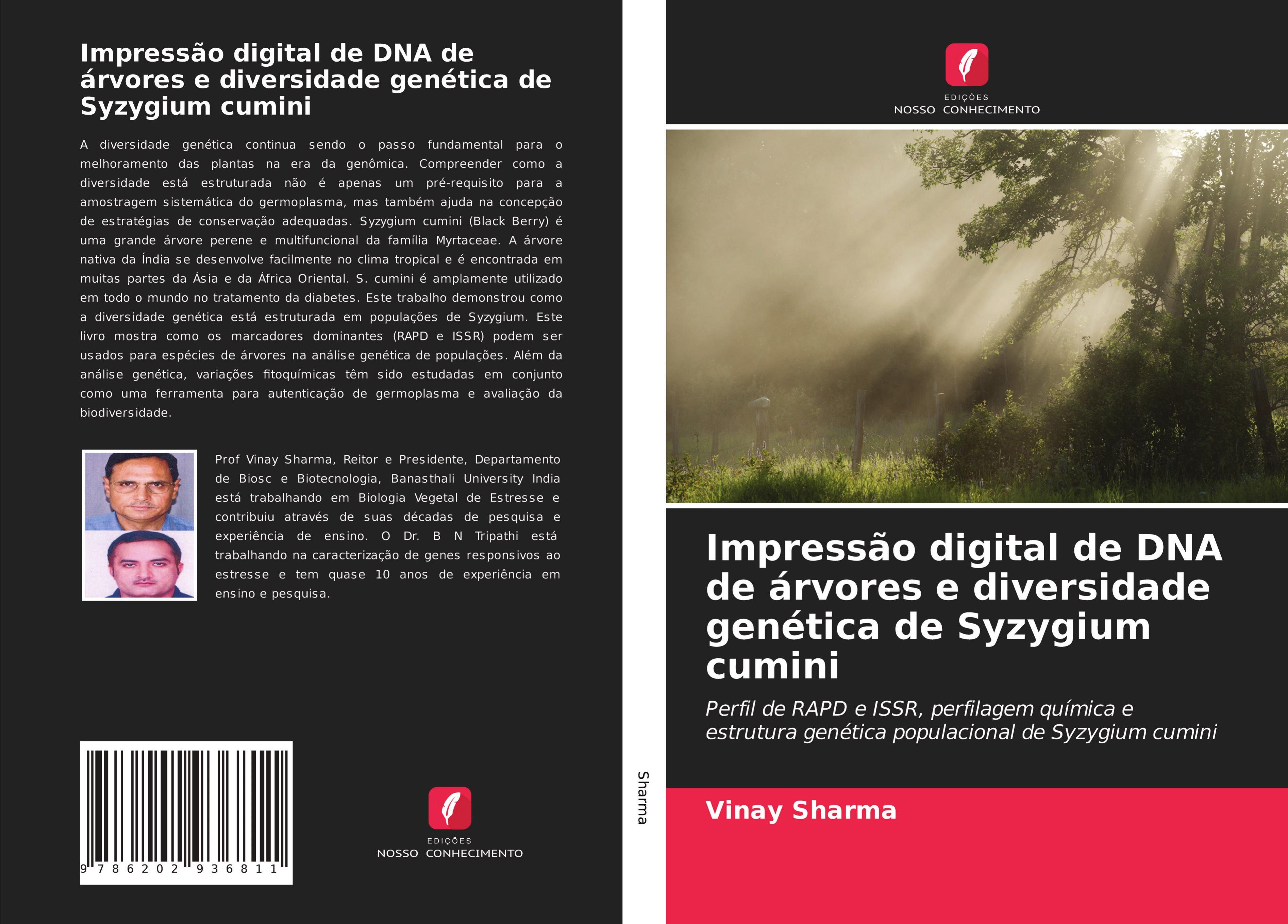 Vorderes Coverbild Impressão digital de DNA de árvores e diversidade genética de Syzygium cumini