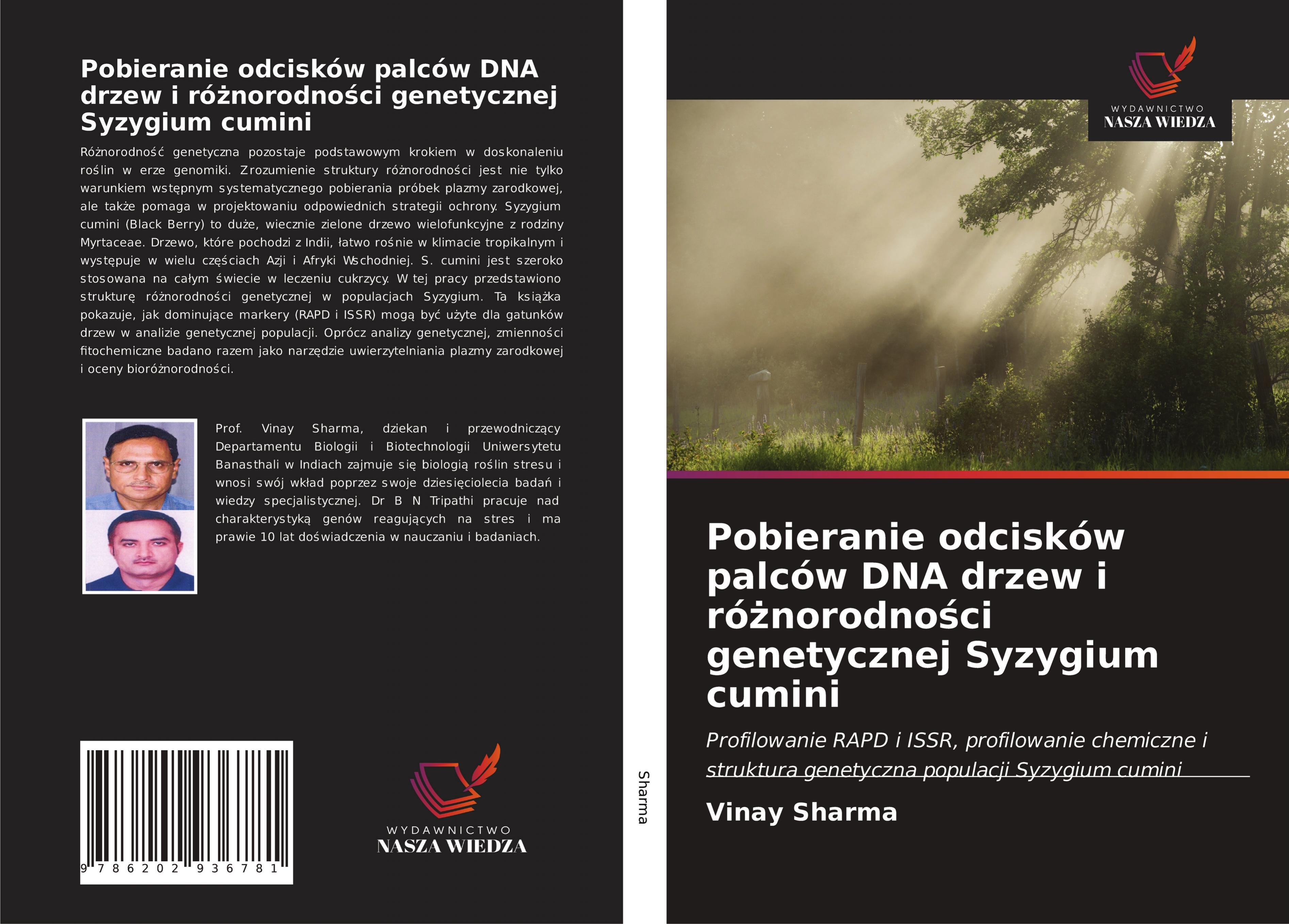 Vorderes Coverbild Pobieranie odcisków palców DNA drzew i ró¿norodno¿ci genetycznej Syzygium cumini