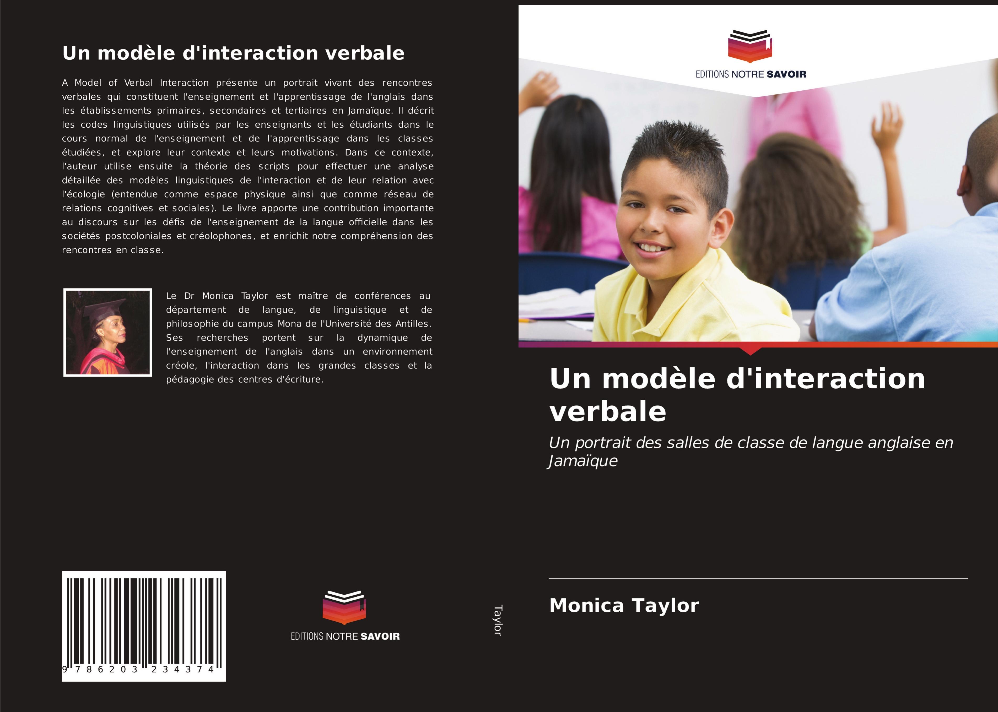 Vorderes Coverbild Un modèle d'interaction verbale