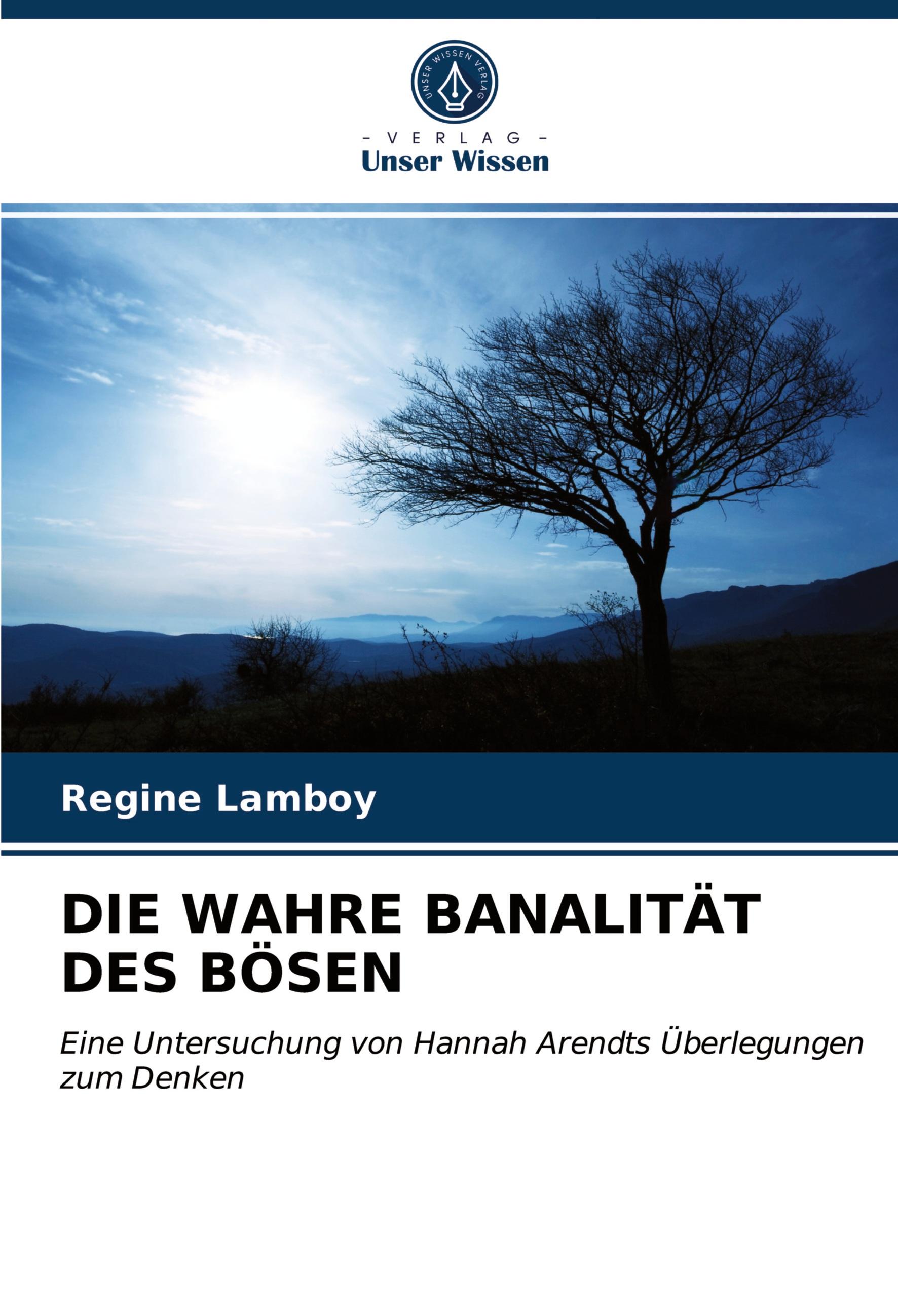 Vorderes Coverbild DIE WAHRE BANALITÄT DES BÖSEN