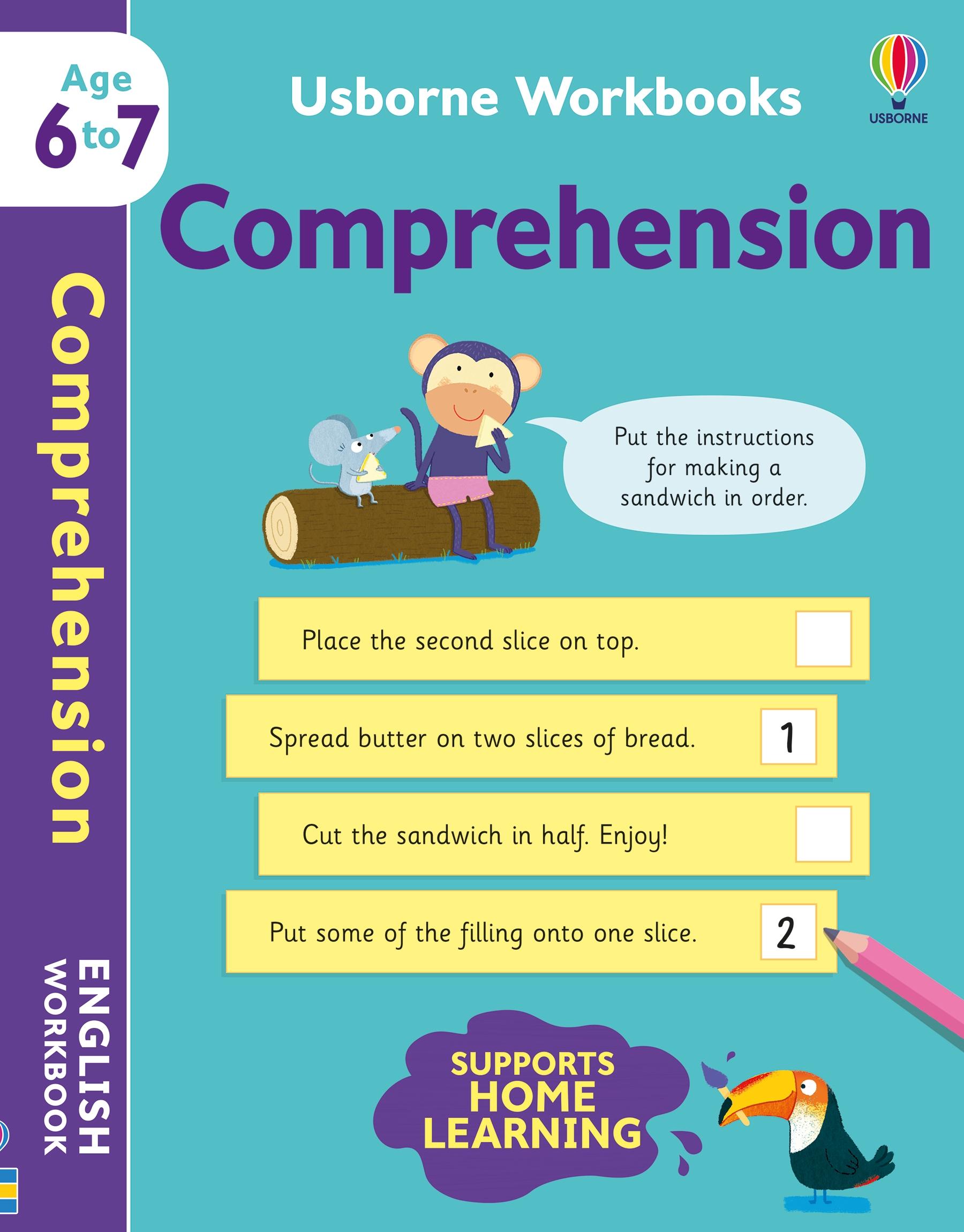 Vorderes Coverbild Usborne Workbooks Comprehension 6-7
