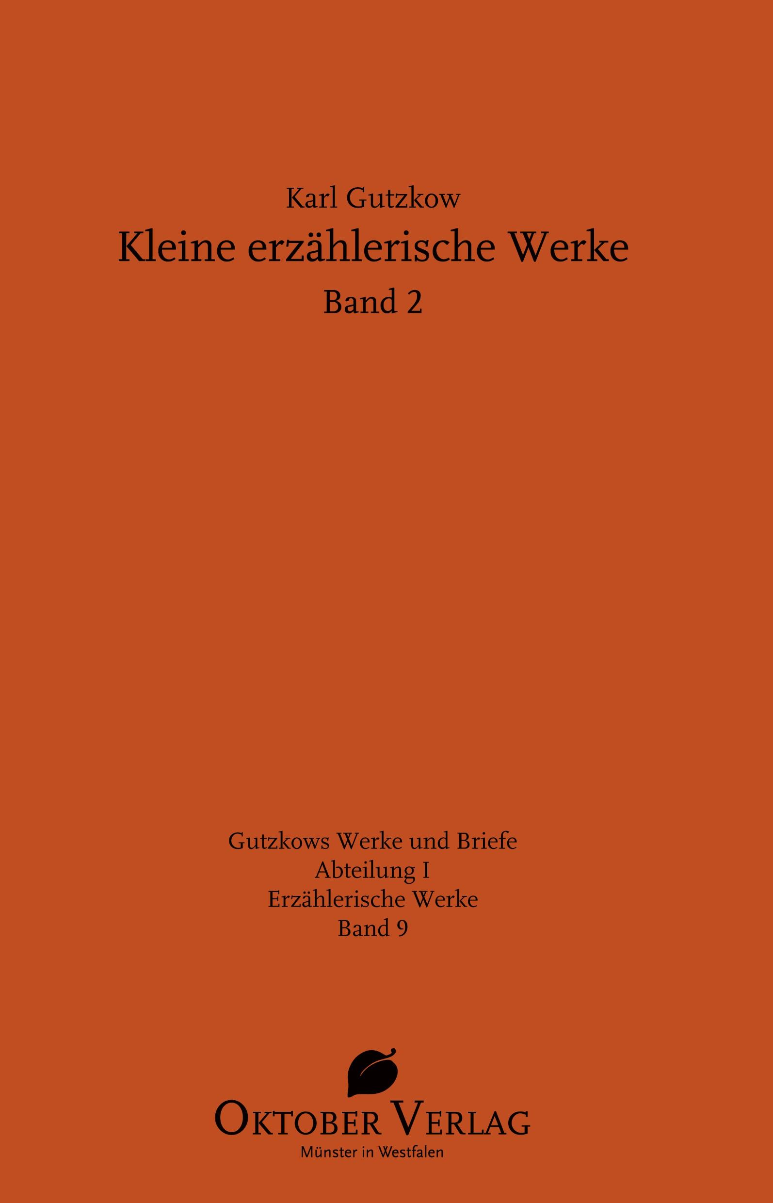 Vorderes Coverbild Kleine erzählerische Werke Band 2