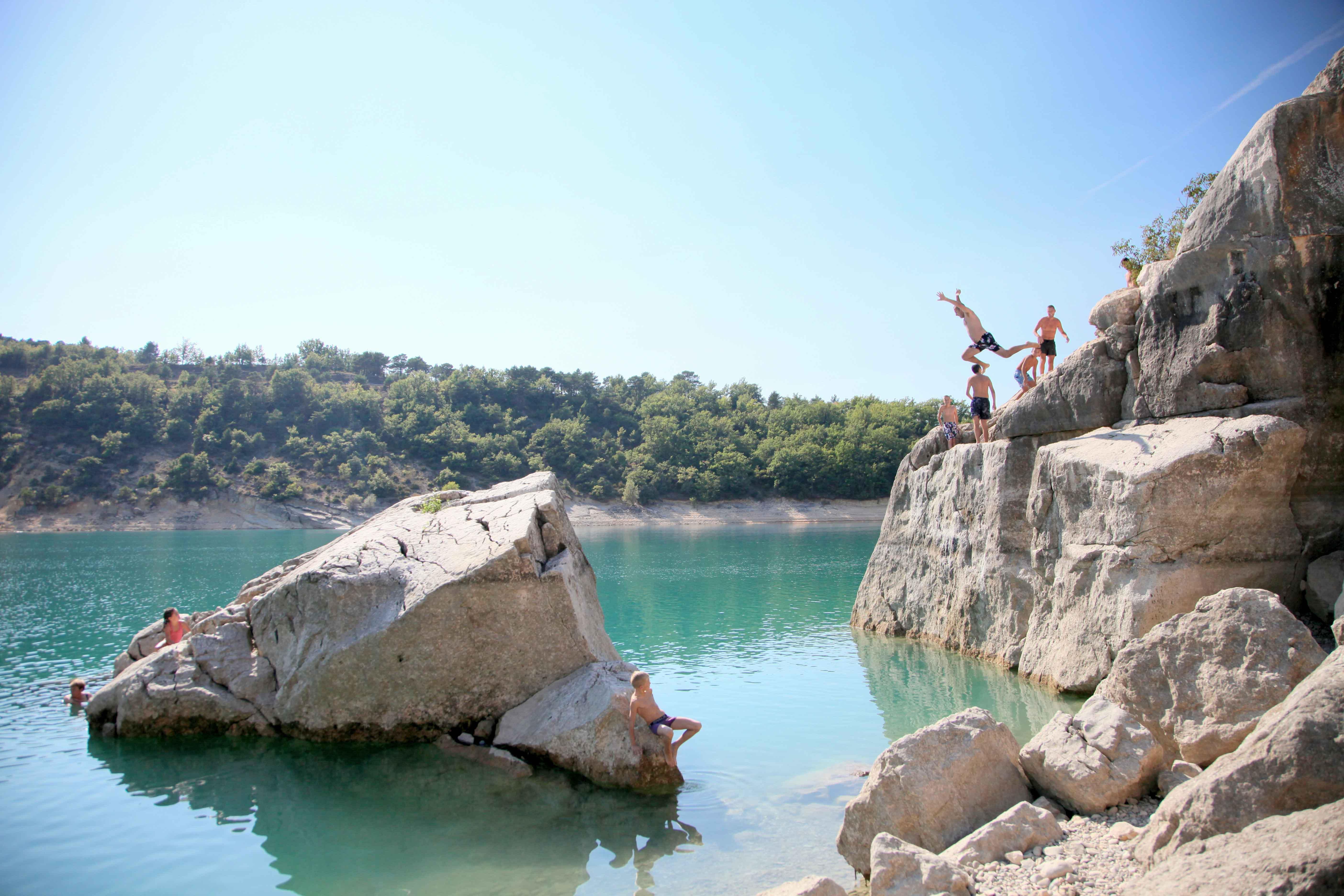 Beispielinhalt (Bild) Wild Swimming Frankreich