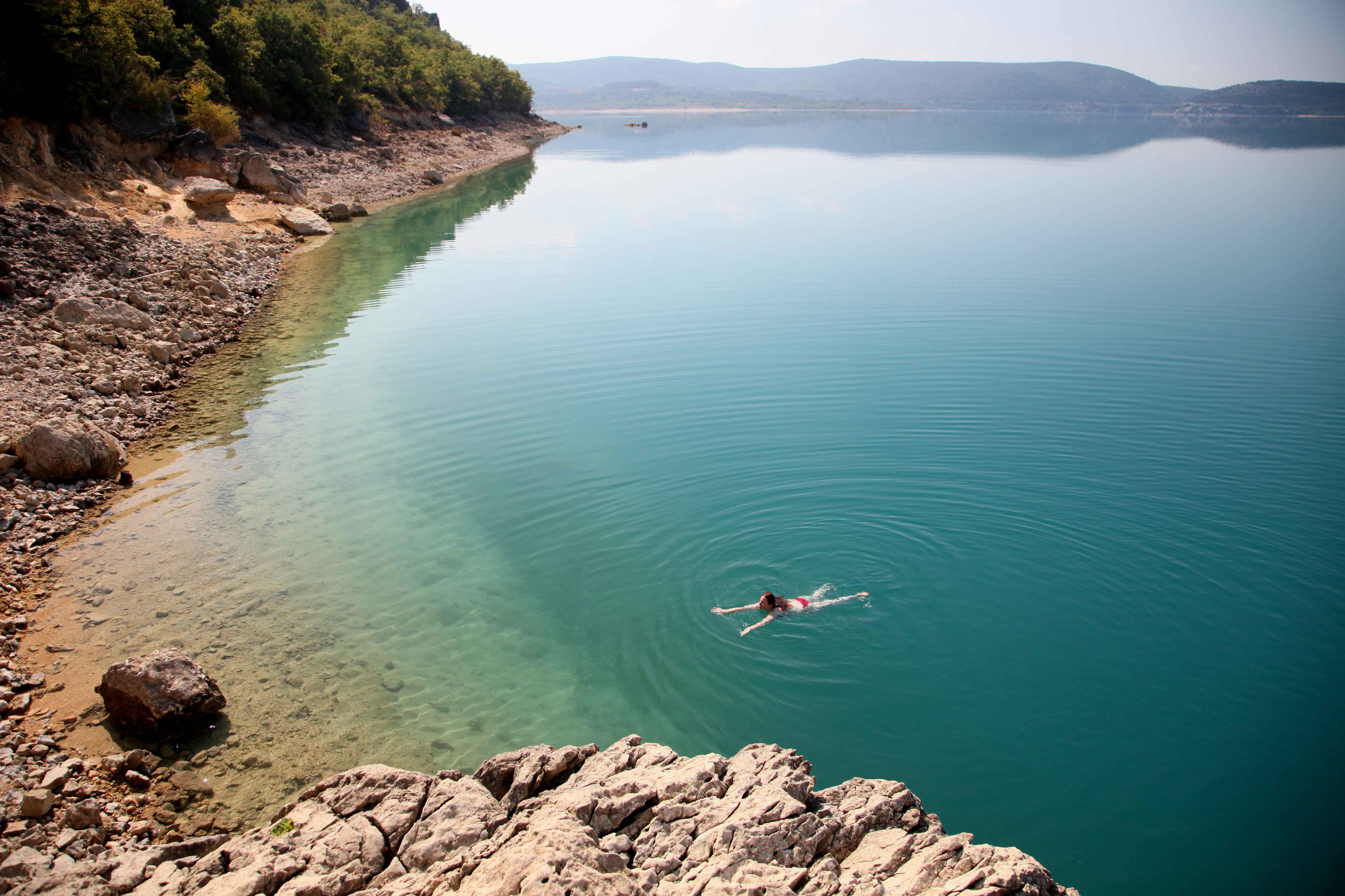 Beispielinhalt (Bild) Wild Swimming Frankreich