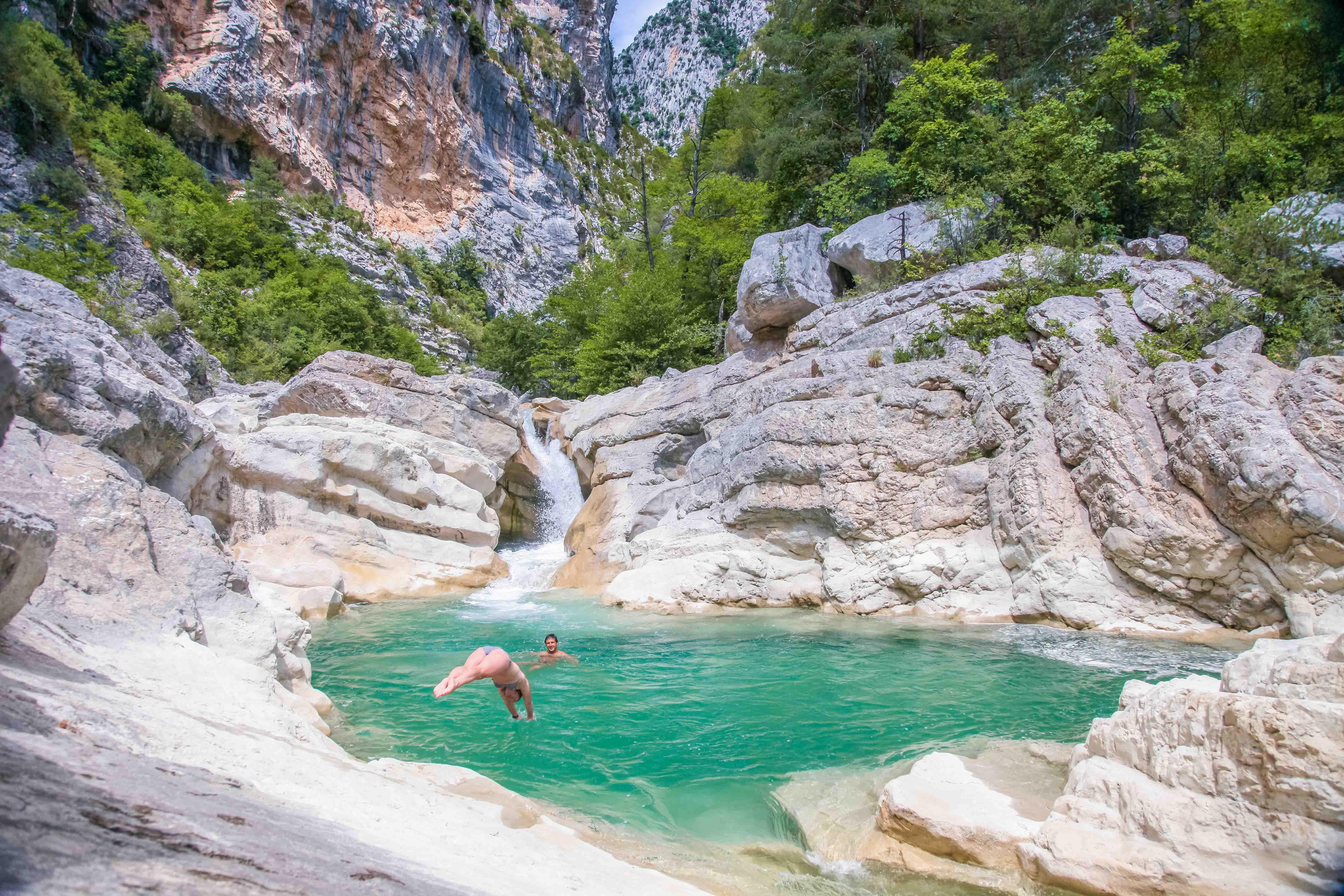 Beispielinhalt (Bild) Wild Swimming Frankreich