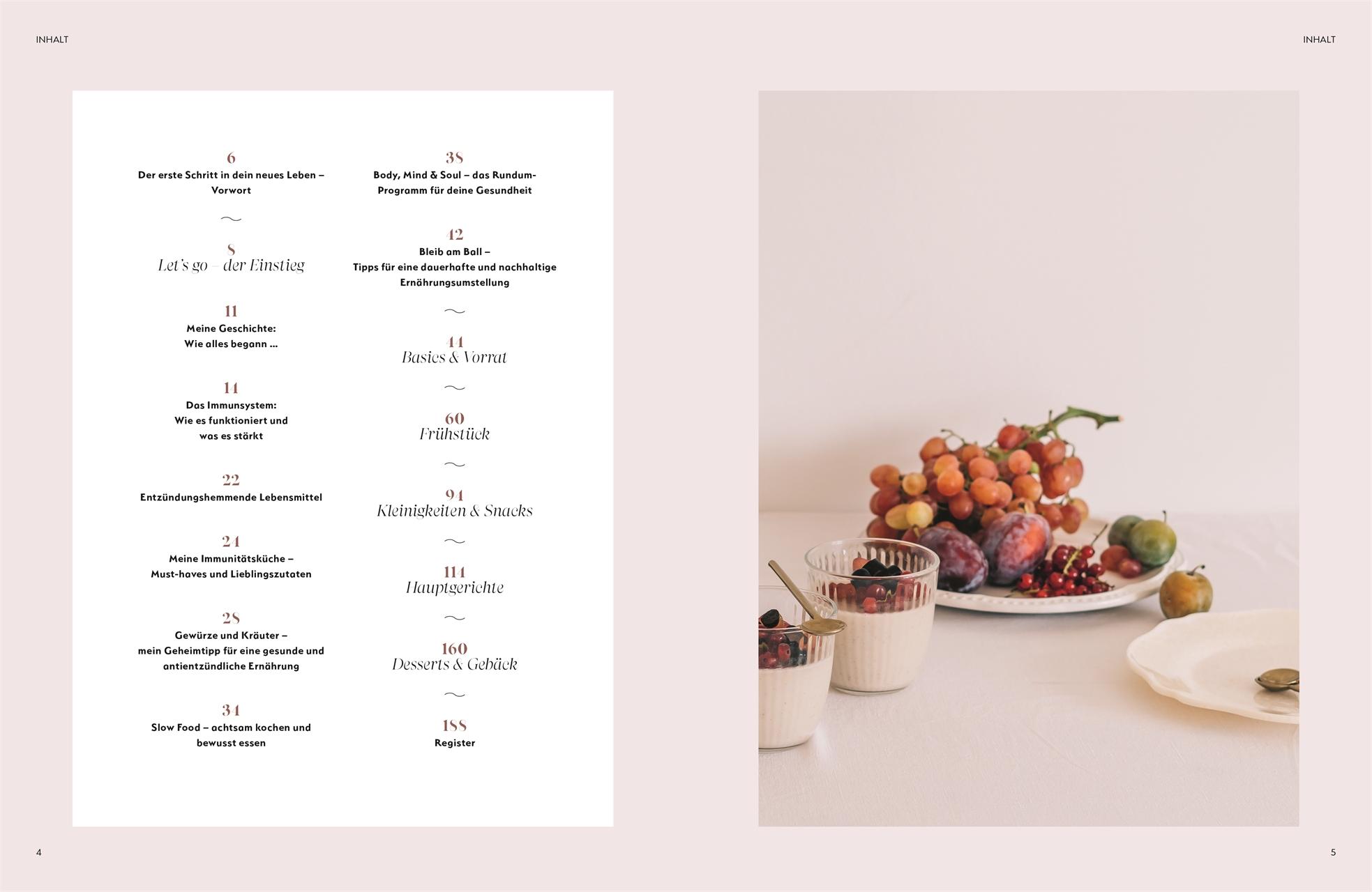 Beispielinhalt (Bild) Healing Kitchen - gesund mit anti-entzündlicher Ernährung