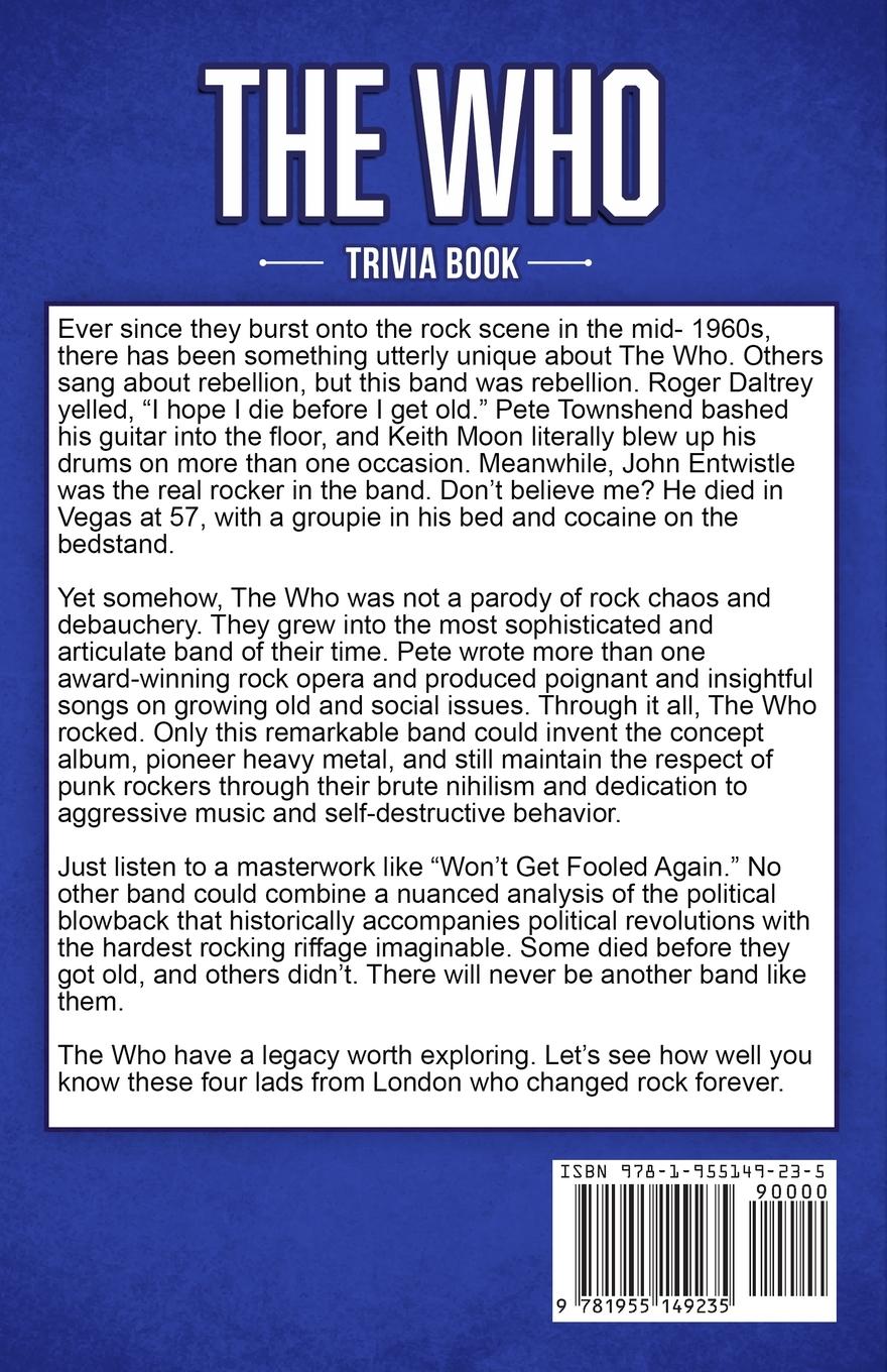 Rückseitencover The Who Trivia Book