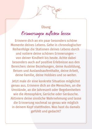 Beispielinhalt (Bild) Das Lebensfreude-Kartenset