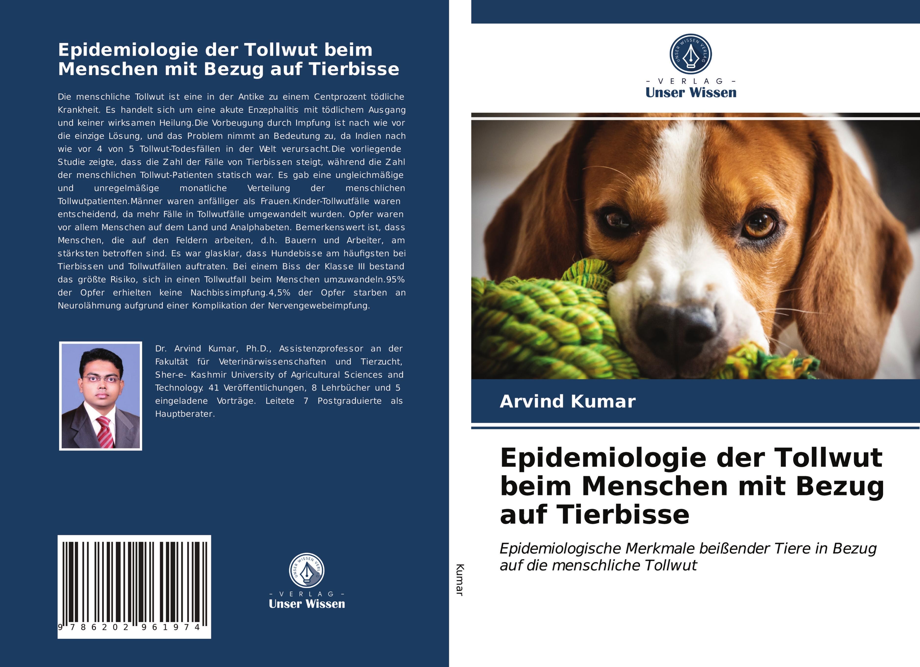 Vorderes Coverbild Epidemiologie der Tollwut beim Menschen mit Bezug auf Tierbisse
