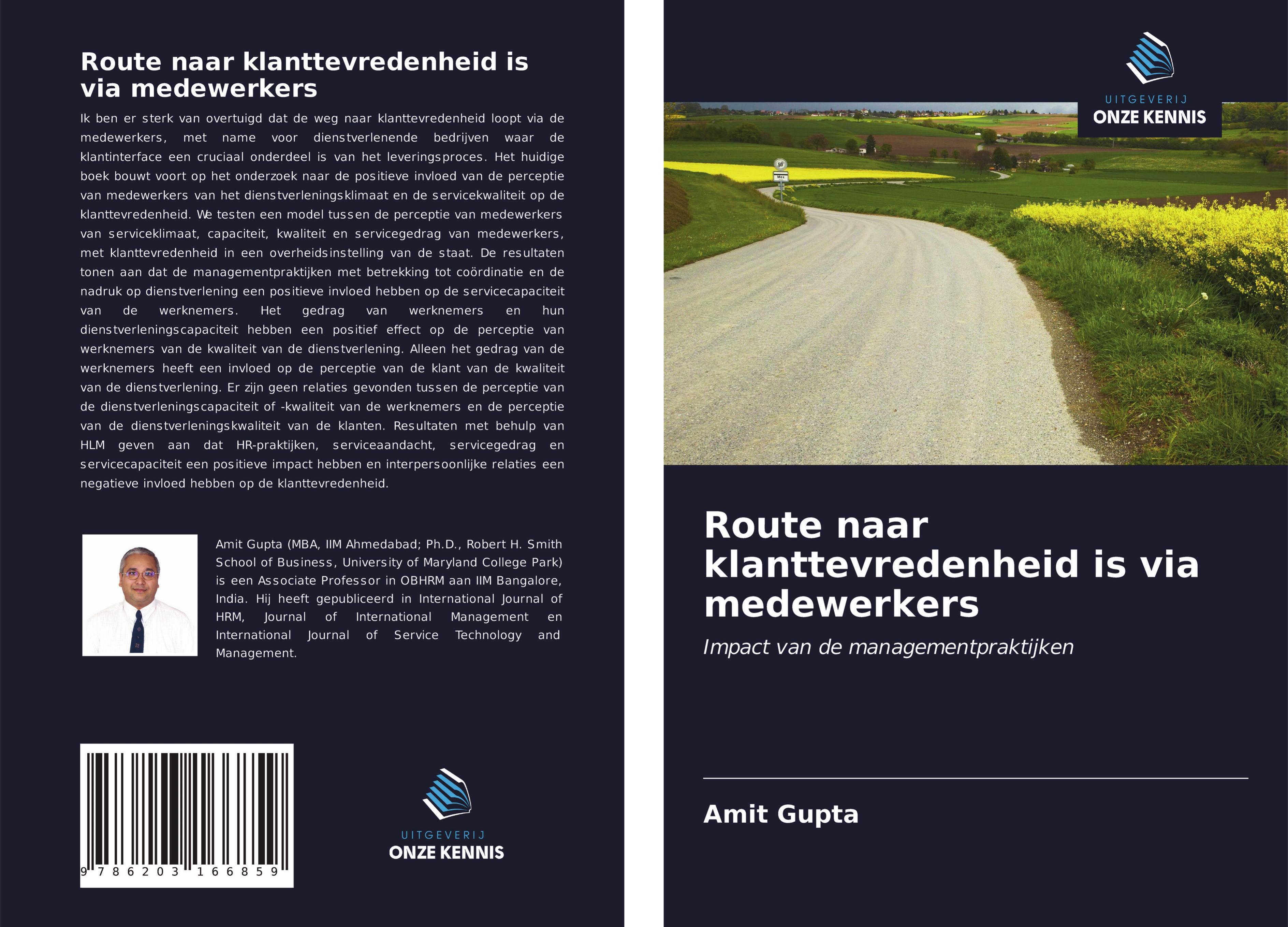 Vorderes Coverbild Route naar klanttevredenheid is via medewerkers