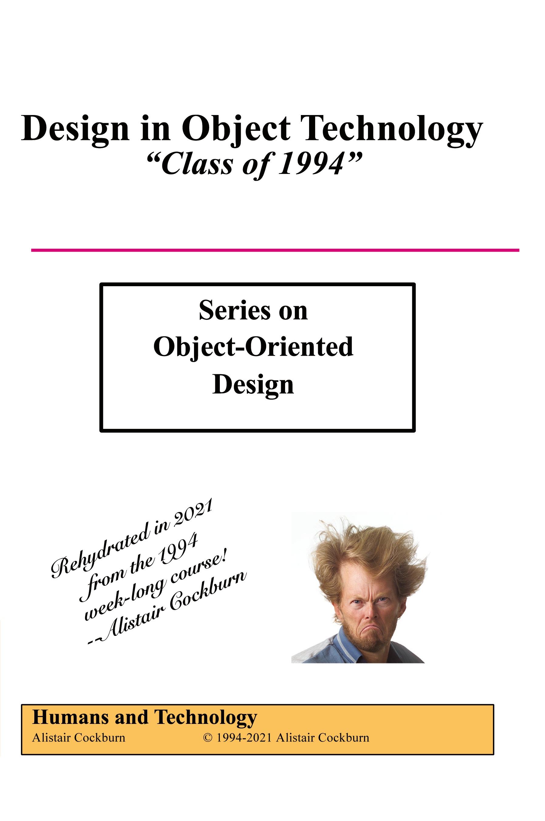 Vorderes Coverbild Design in Object Technology