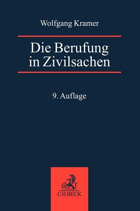 Vorderes Coverbild Die Berufung in Zivilsachen