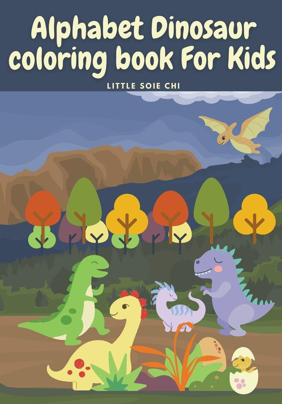 Vorderes Coverbild Alphabet Dinosaur Coloring Book for Kids