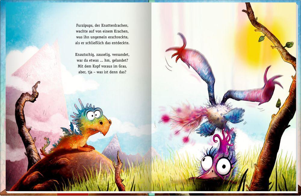 Beispielinhalt (Bild) Furzipups und Hicksi Huhn (Bd. 2)