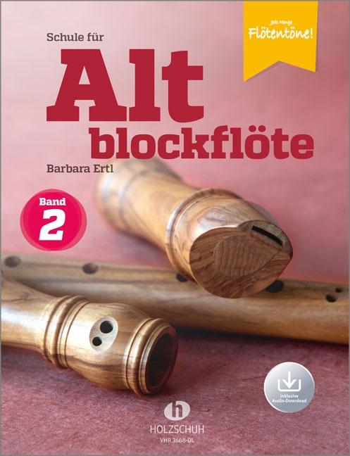 Vorderes Coverbild Schule für Altblockflöte 2 (mit Audio-Download)