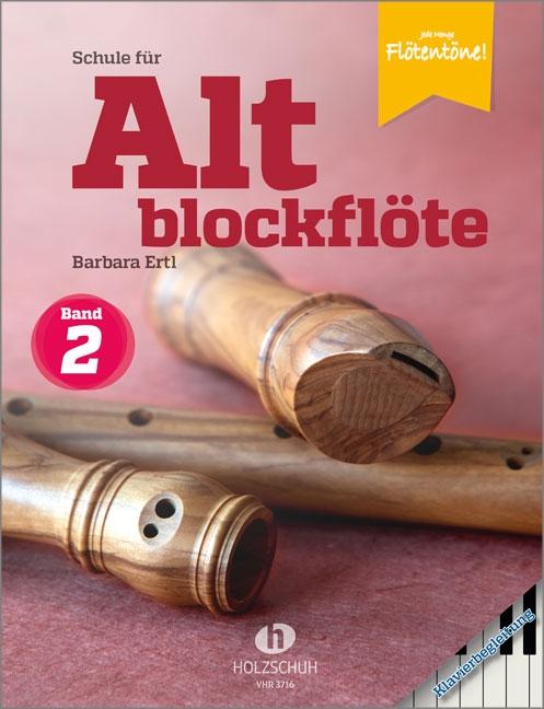 Vorderes Coverbild Schule für Altblockflöte 2 - Klavierbegleitung