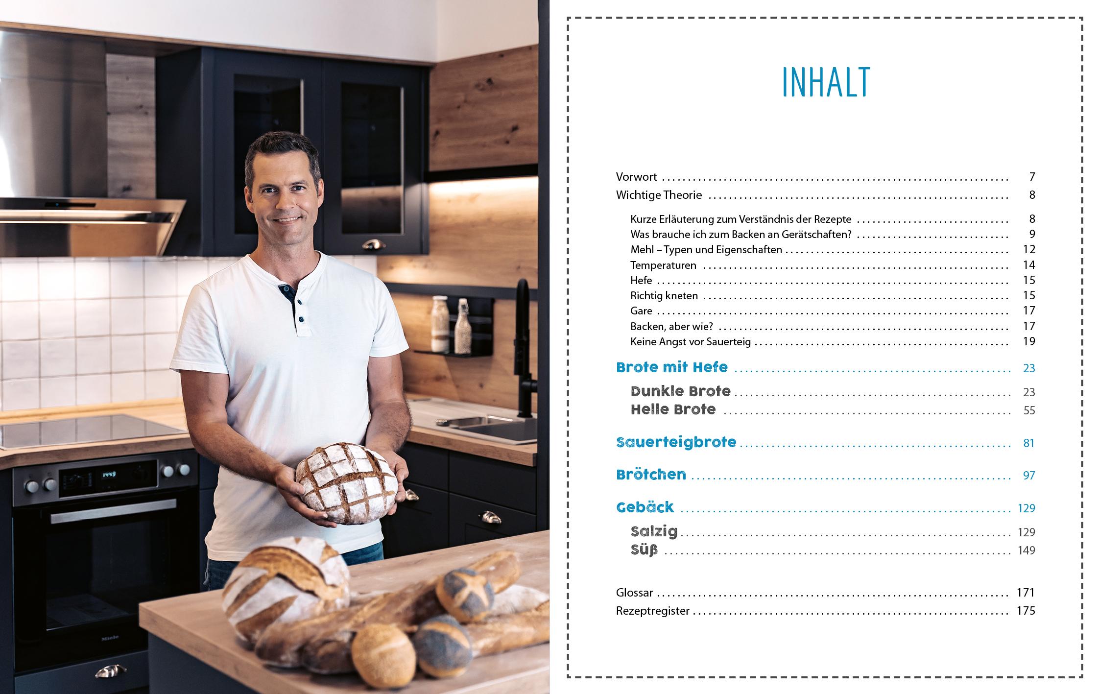 Beispielinhalt (Bild) Thomas kocht: Brot, Brötchen und Gebäck