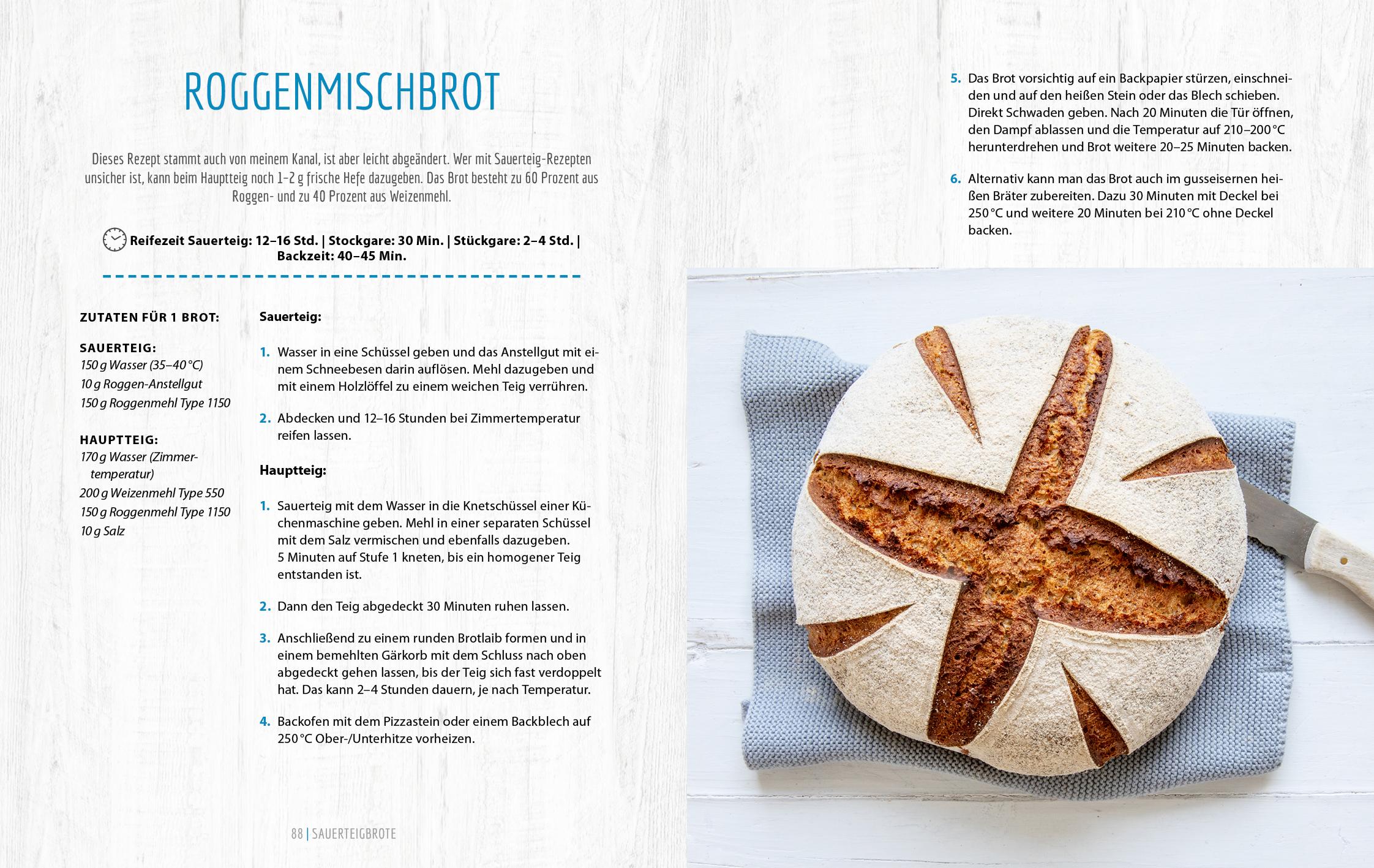 Beispielinhalt (Bild) Thomas kocht: Brot, Brötchen und Gebäck
