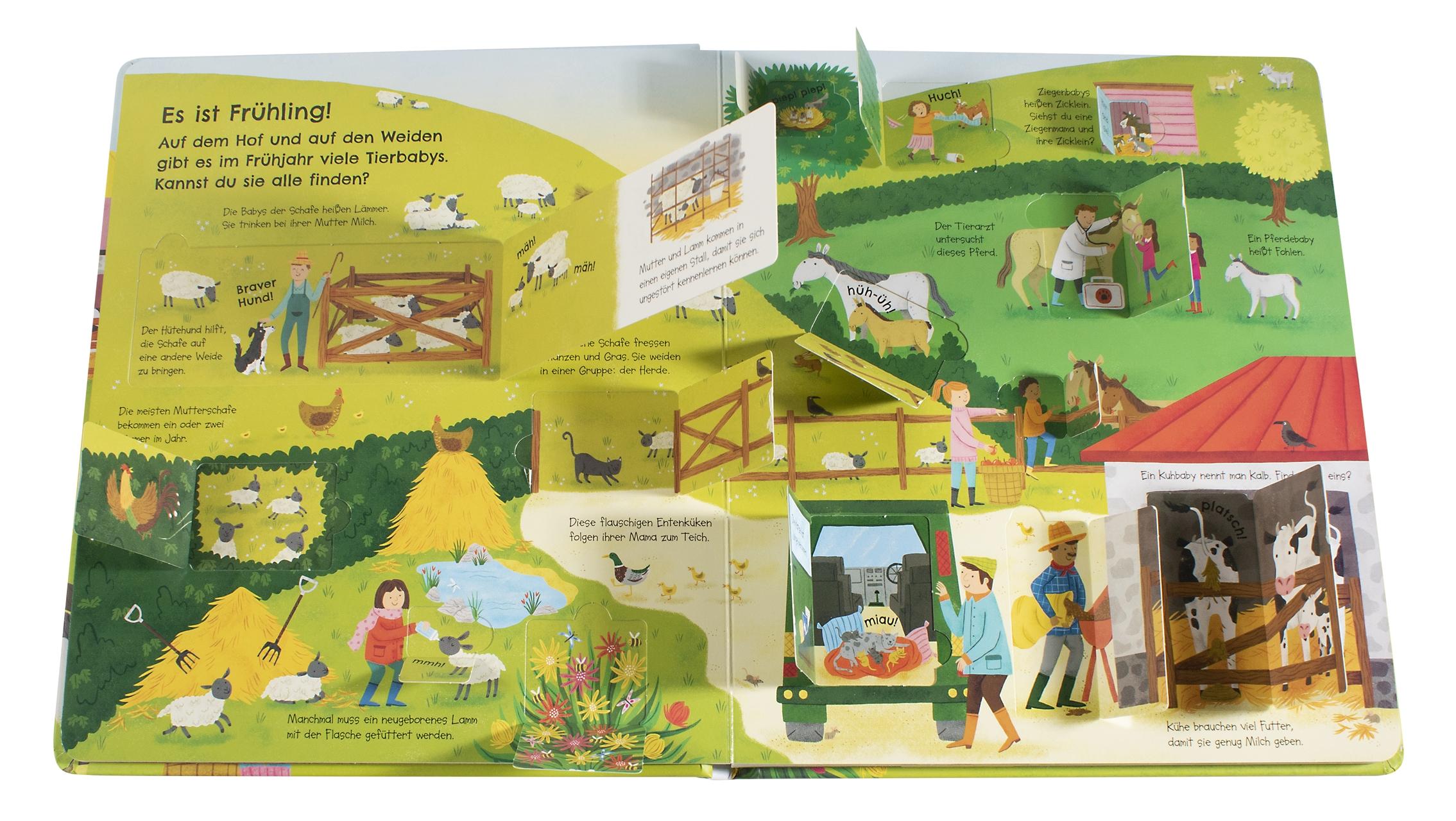 Beispielinhalt (Bild) Aufgeklappt und viel entdeckt! Auf dem Bauernhof