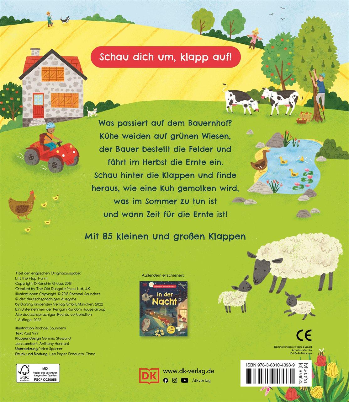 Rückseitencover Aufgeklappt und viel entdeckt! Auf dem Bauernhof