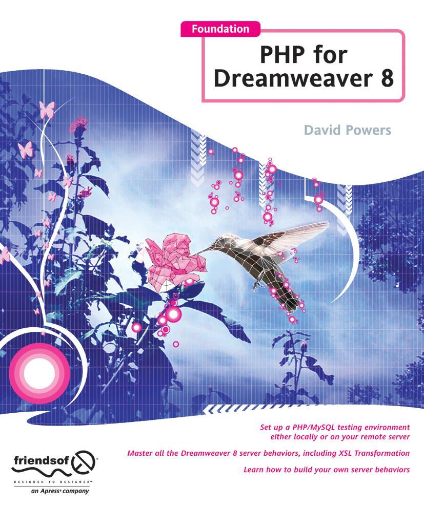 Vorderes Coverbild Foundation PHP for Dreamweaver 8