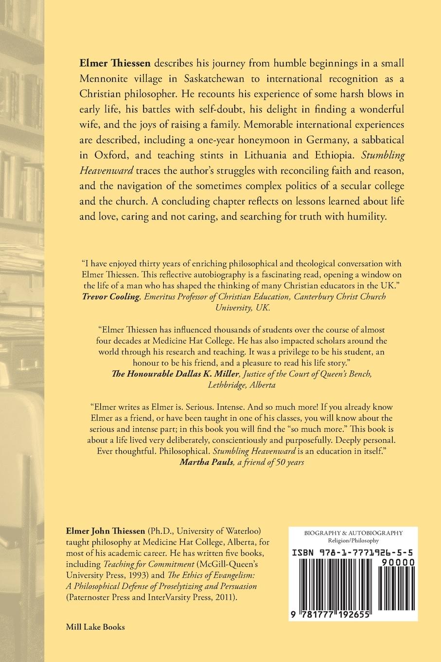 Rückseitencover Stumbling Heavenward