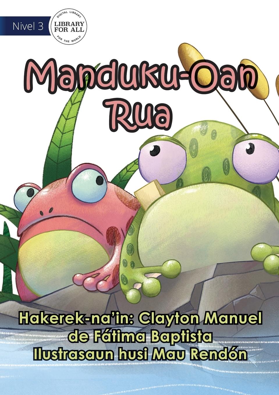 Vorderes Coverbild Two Little Frogs - Manduku Oan Nain-Rua