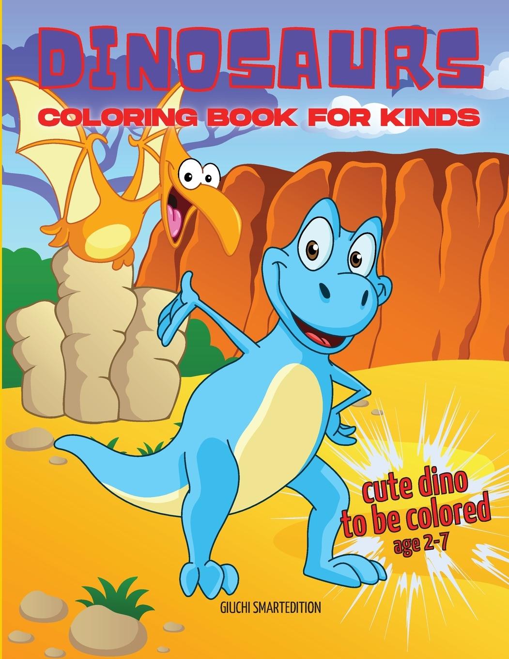 Vorderes Coverbild Cute Dinosaurs coloring book