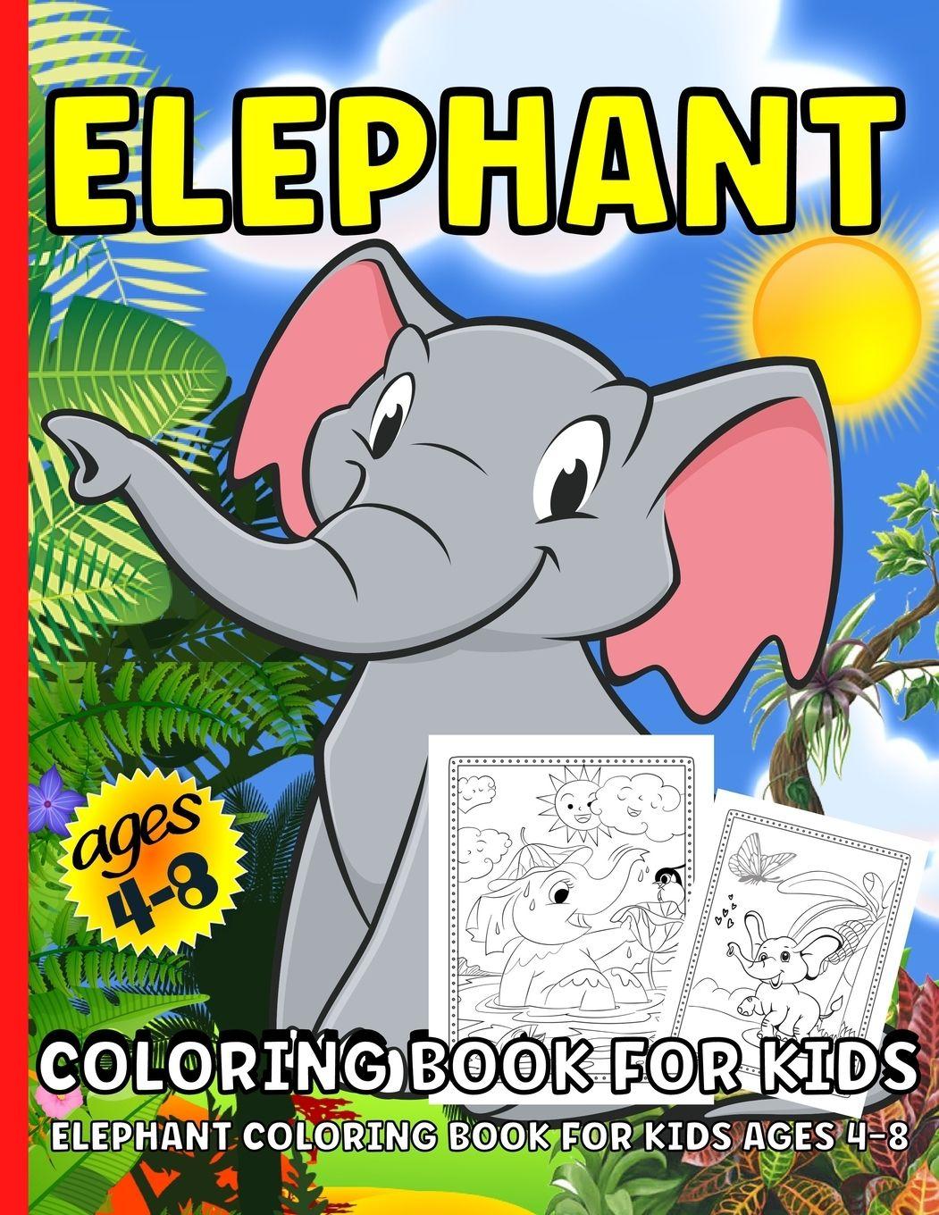 Vorderes Coverbild Elephant Coloring Book