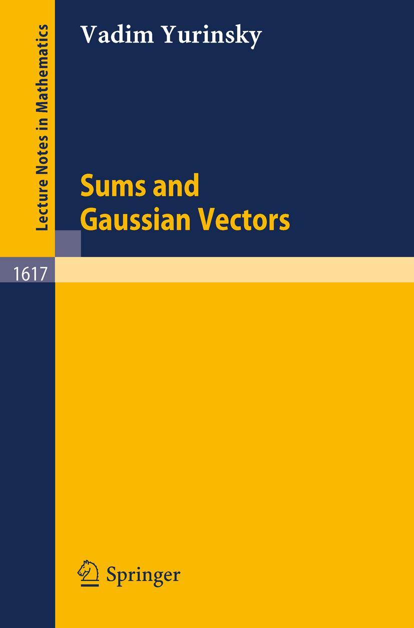 Vorderes Coverbild Sums and Gaussian Vectors
