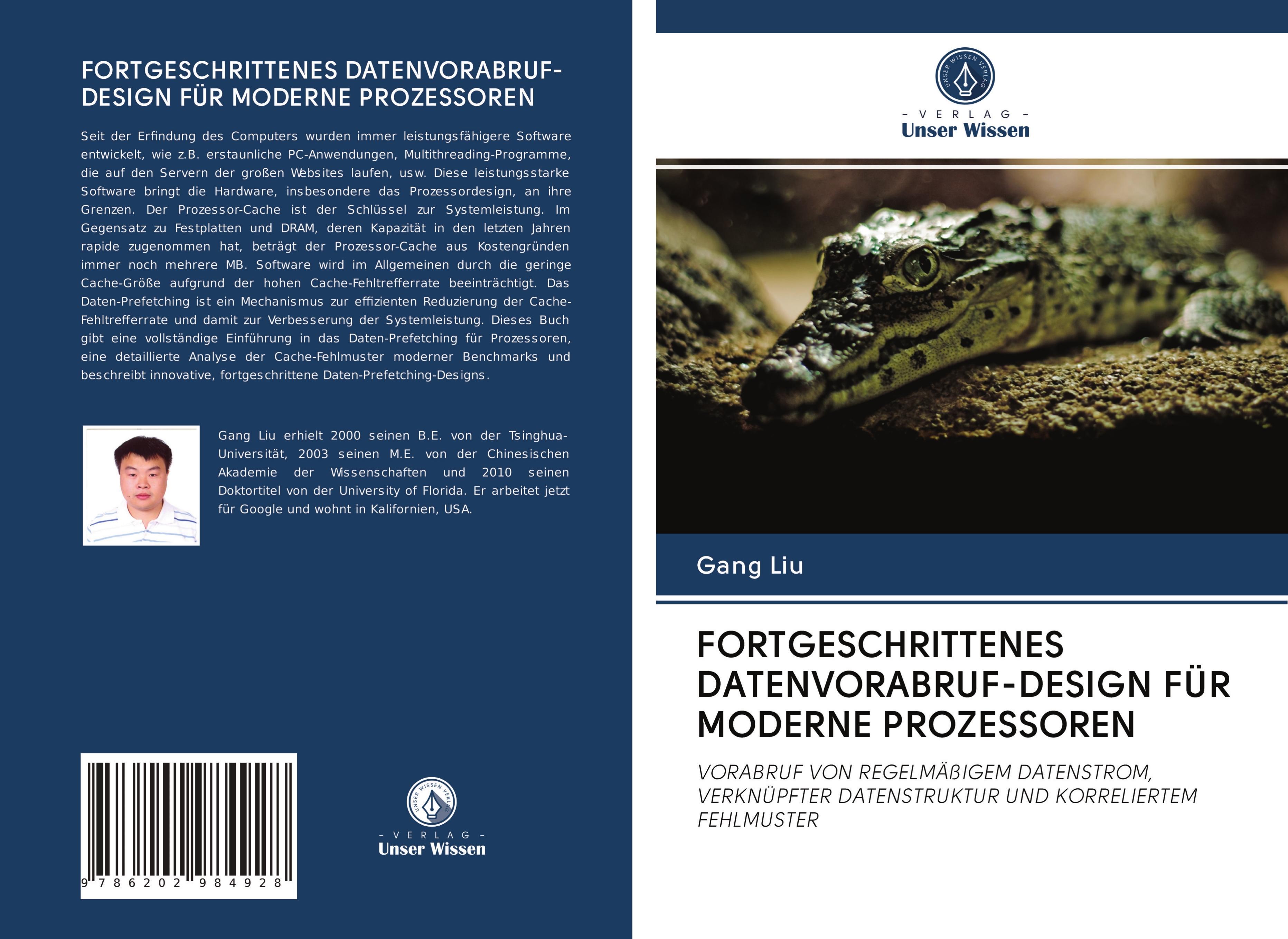 Vorderes Coverbild FORTGESCHRITTENES DATENVORABRUF-DESIGN FÜR MODERNE PROZESSOREN