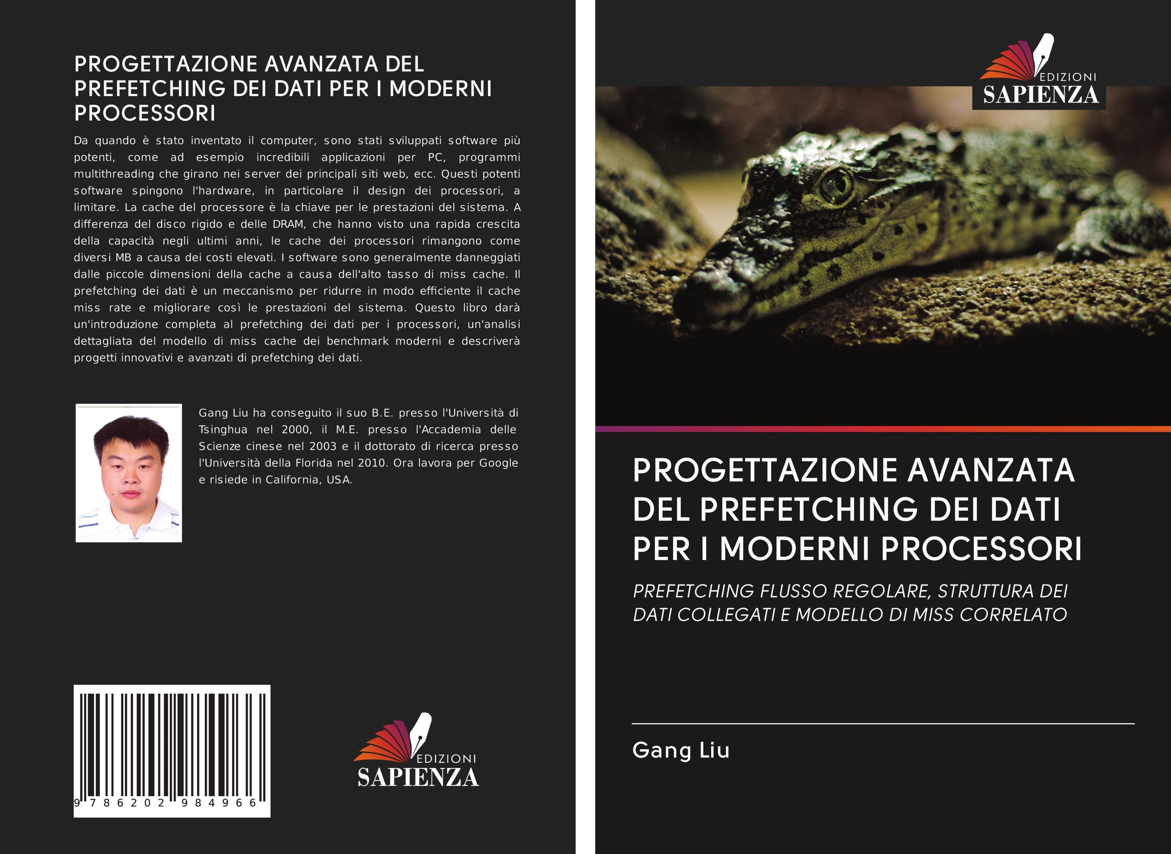 Vorderes Coverbild PROGETTAZIONE AVANZATA DEL PREFETCHING DEI DATI PER I MODERNI PROCESSORI