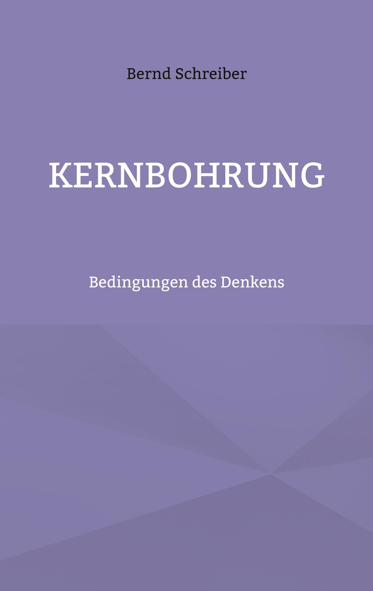 Vorderes Coverbild Kernbohrung