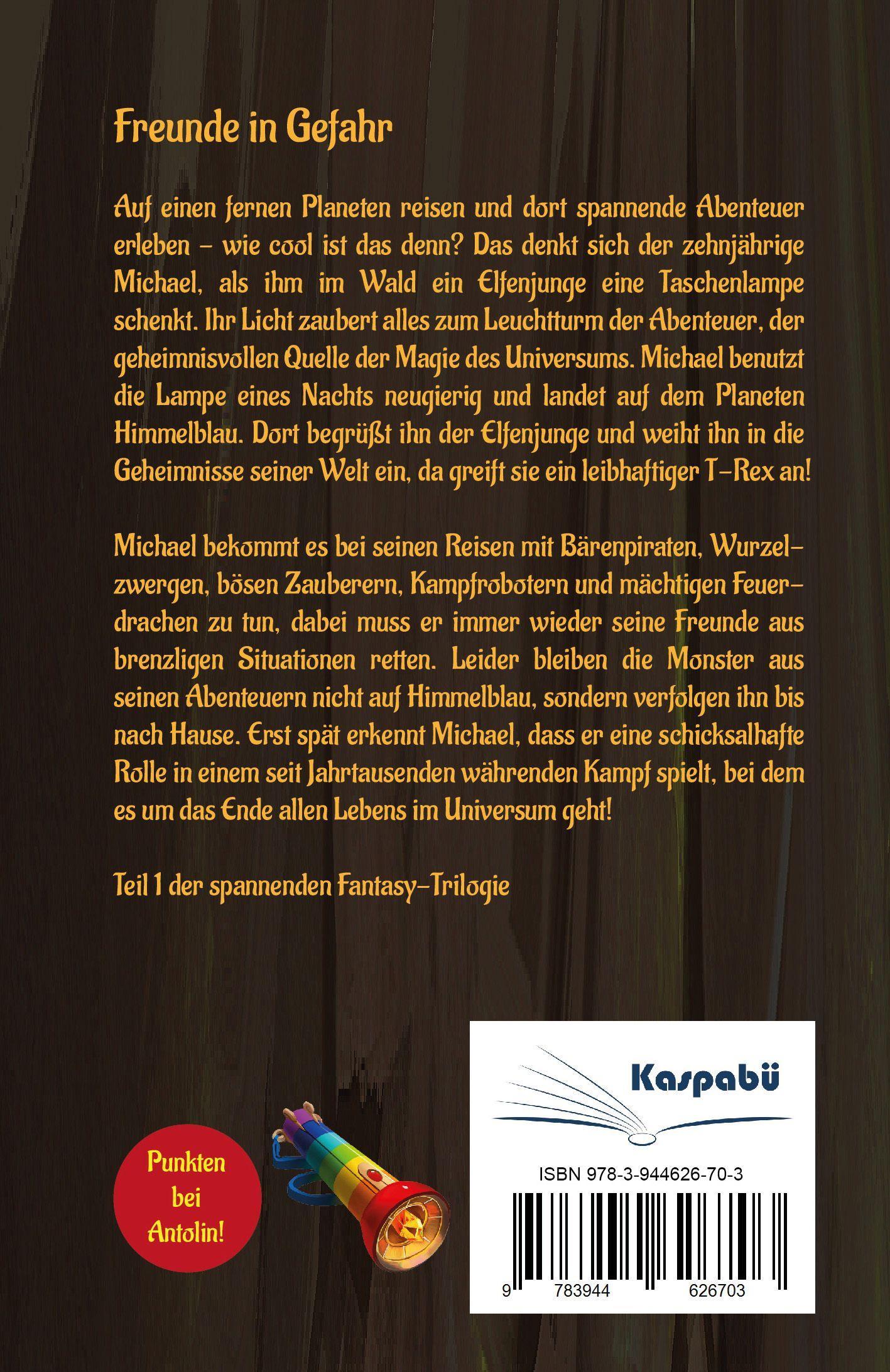 Beispielinhalt (Bild) Leuchtturm der Abenteuer 1 Freunde in Gefahr - Spannende und lustige Fantasy-Kinderbücher ab 10 Jahren für Jungen und Mädchen