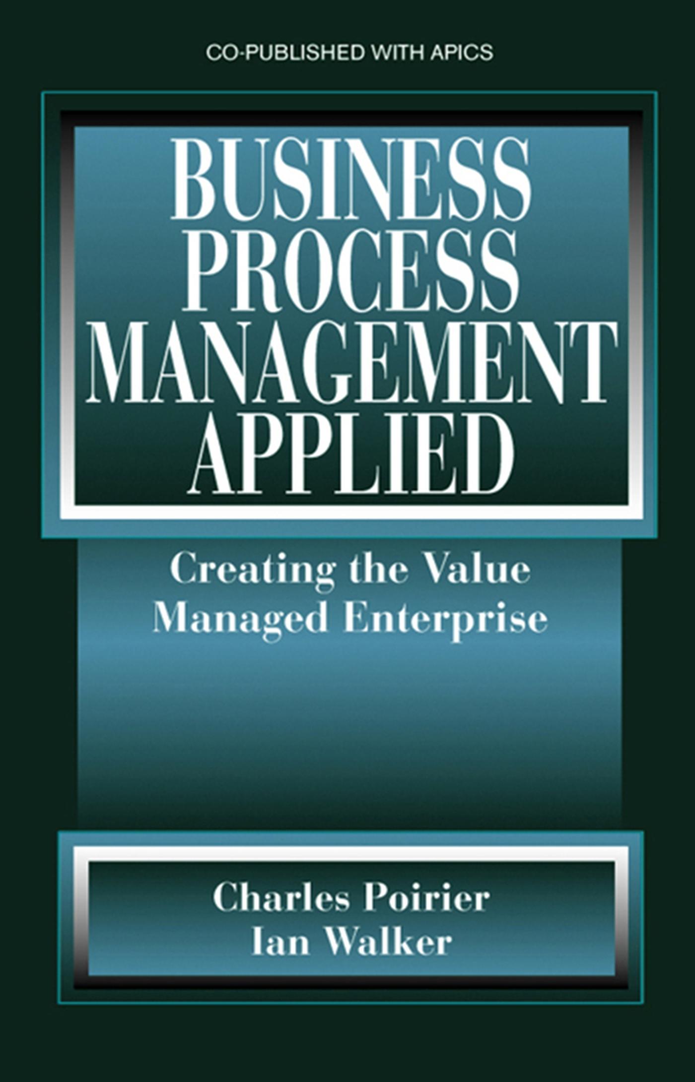 Vorderes Coverbild Business Process Management Applied