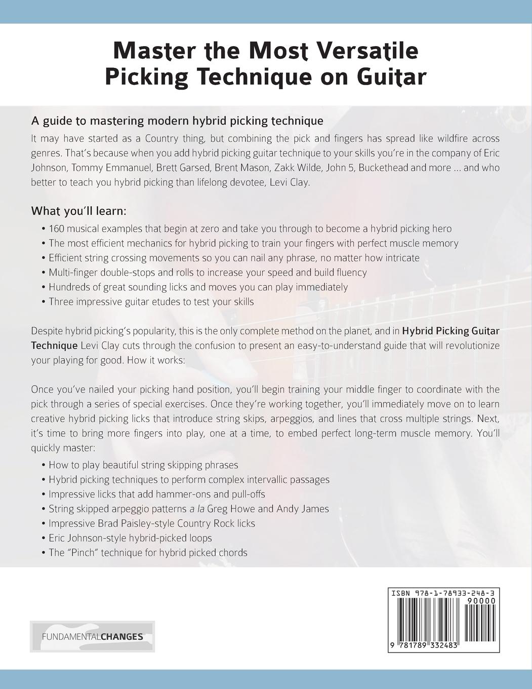 Rückseitencover Hybrid Picking Guitar Technique
